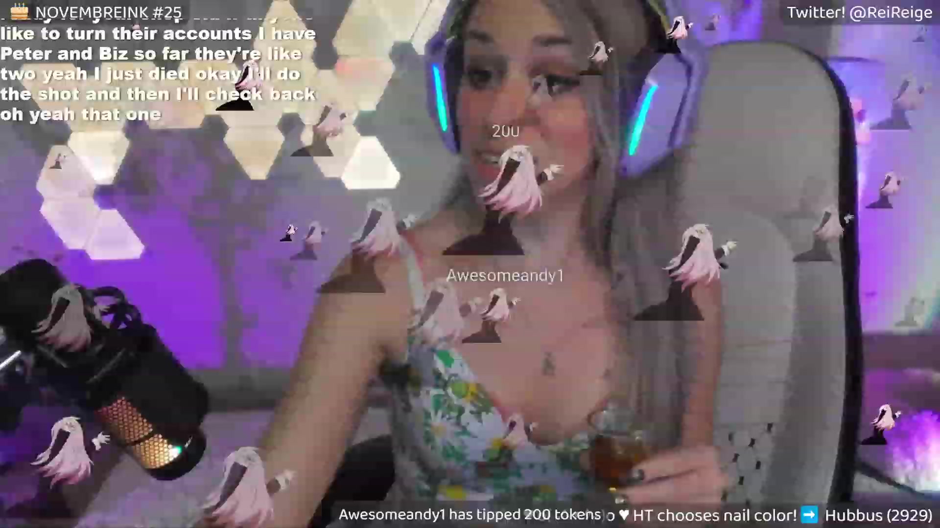 Gallery image thumbnail from Reige's myfreecams stream on, 11/05/2023, 07:28 image 13 of 20