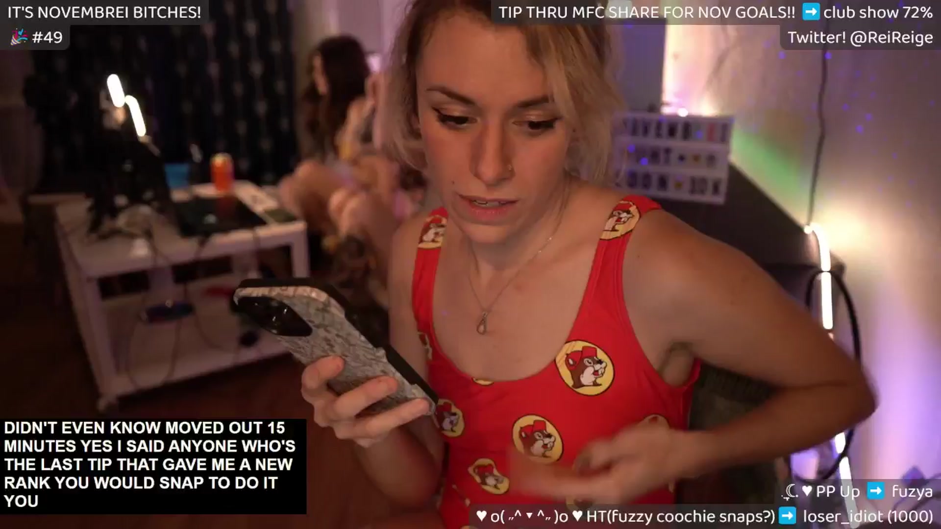 Gallery image thumbnail from Reige's myfreecams stream on, 11/15/2024, 10:30 image 15 of 20