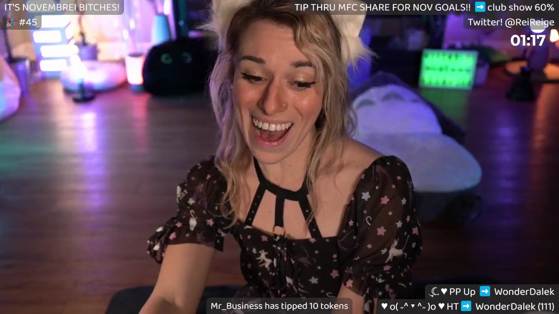 Gallery image thumbnail from Reige's myfreecams stream on, 11/21/2024, 09:51 image 11 of 20