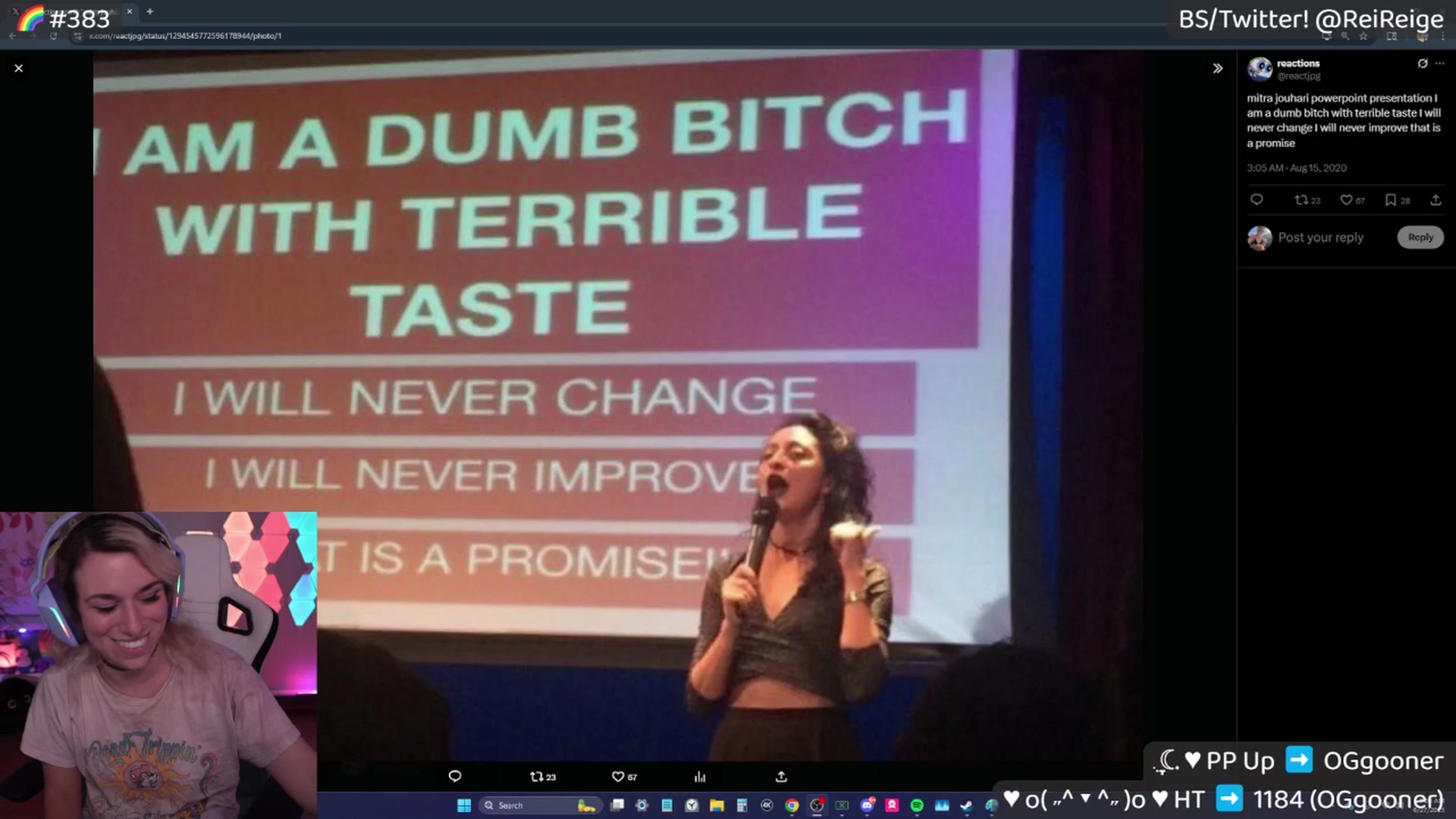 Gallery image thumbnail from Reige's myfreecams stream on, 06/27/2025, 12:45 image 3 of 20