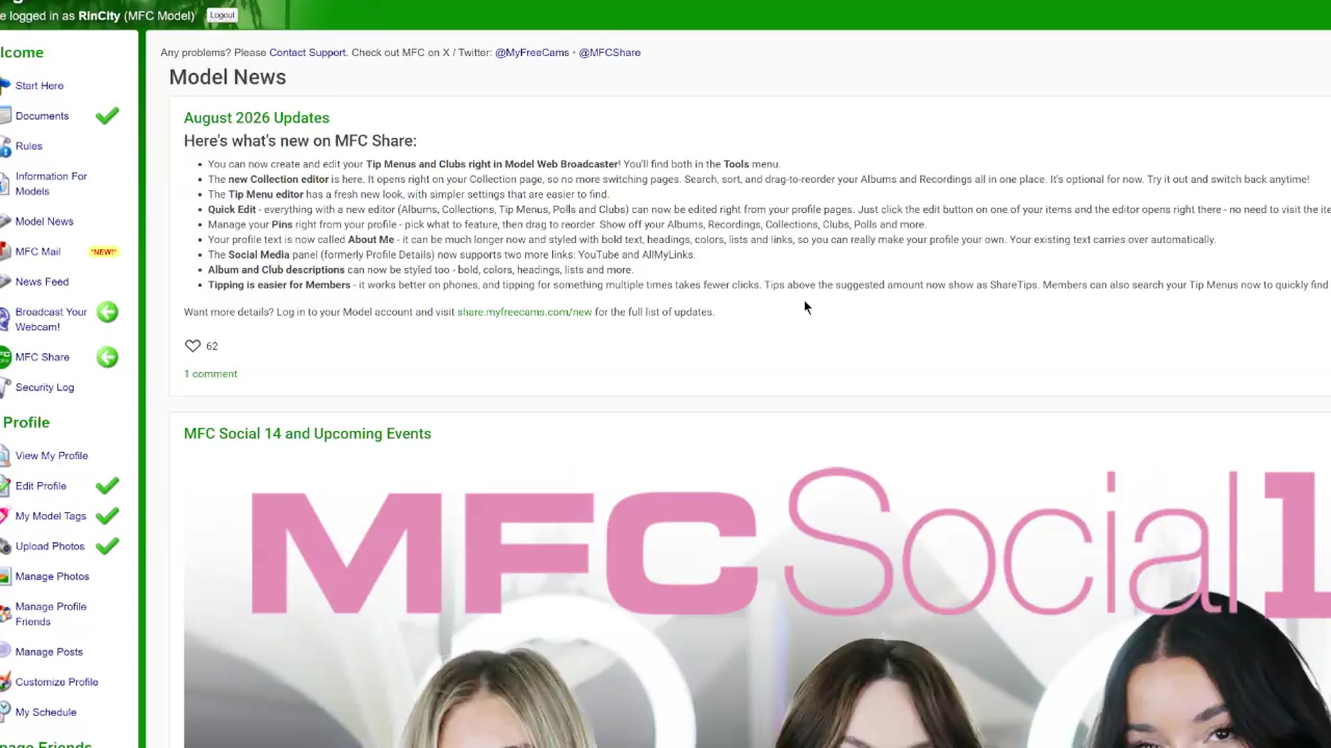 Gallery image thumbnail from RinCity's myfreecams stream on, 08/09/2026, 04:34 image 11 of 20