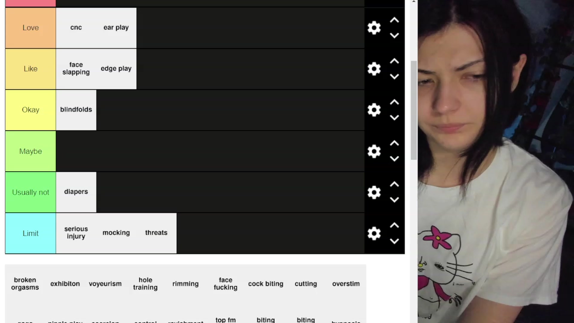 Gallery image thumbnail from RoomToAvoid's myfreecams stream on, 11/26/2022, 02:43 image 4 of 20