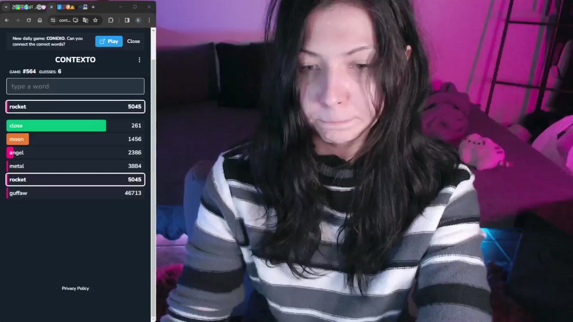 Gallery image thumbnail from RoomToAvoid's myfreecams stream on, 04/04/2024, 03:24 image 6 of 20