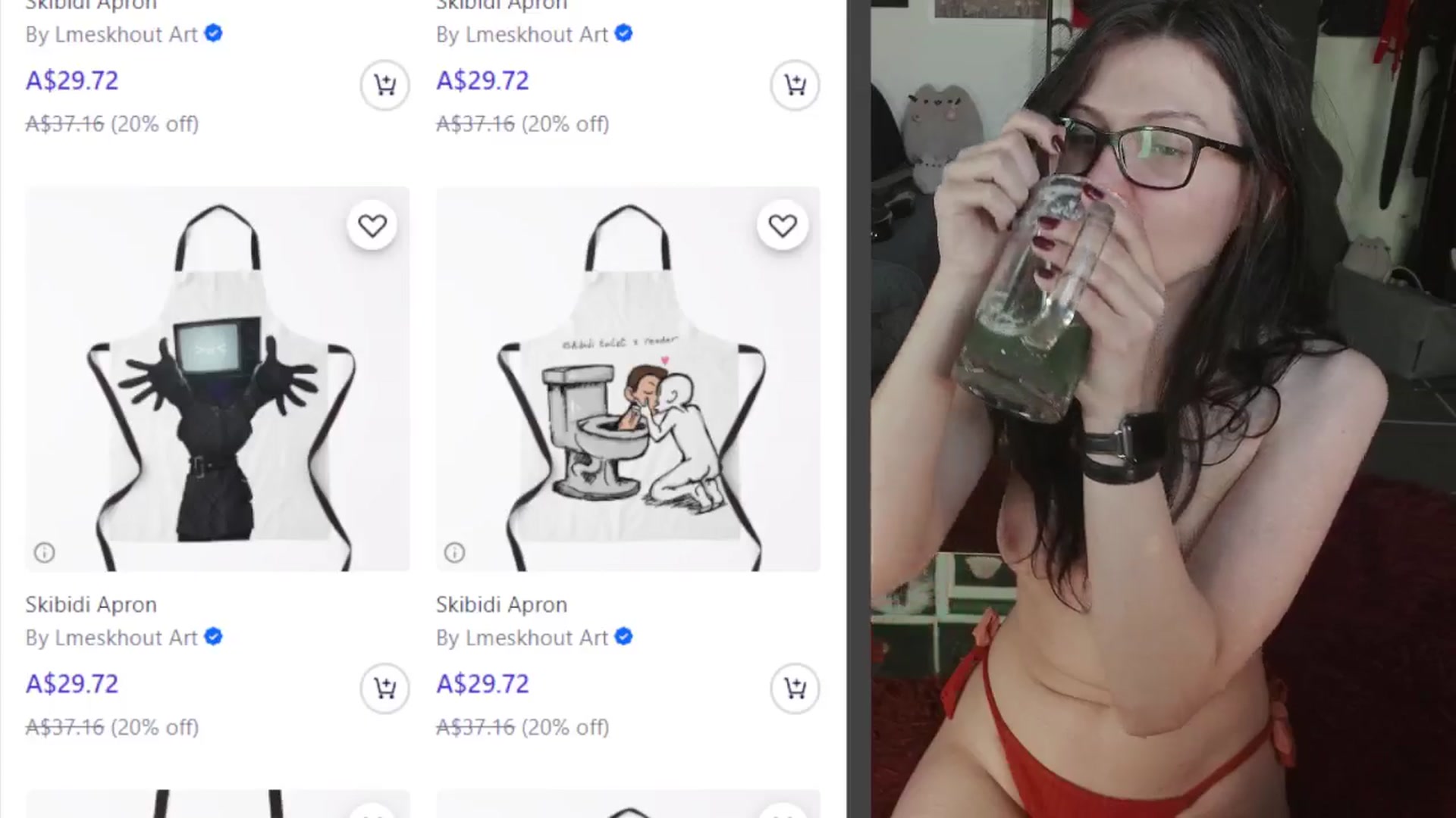 Gallery image thumbnail from RoomToAvoid's myfreecams stream on, 07/31/2024, 04:54 image 15 of 20