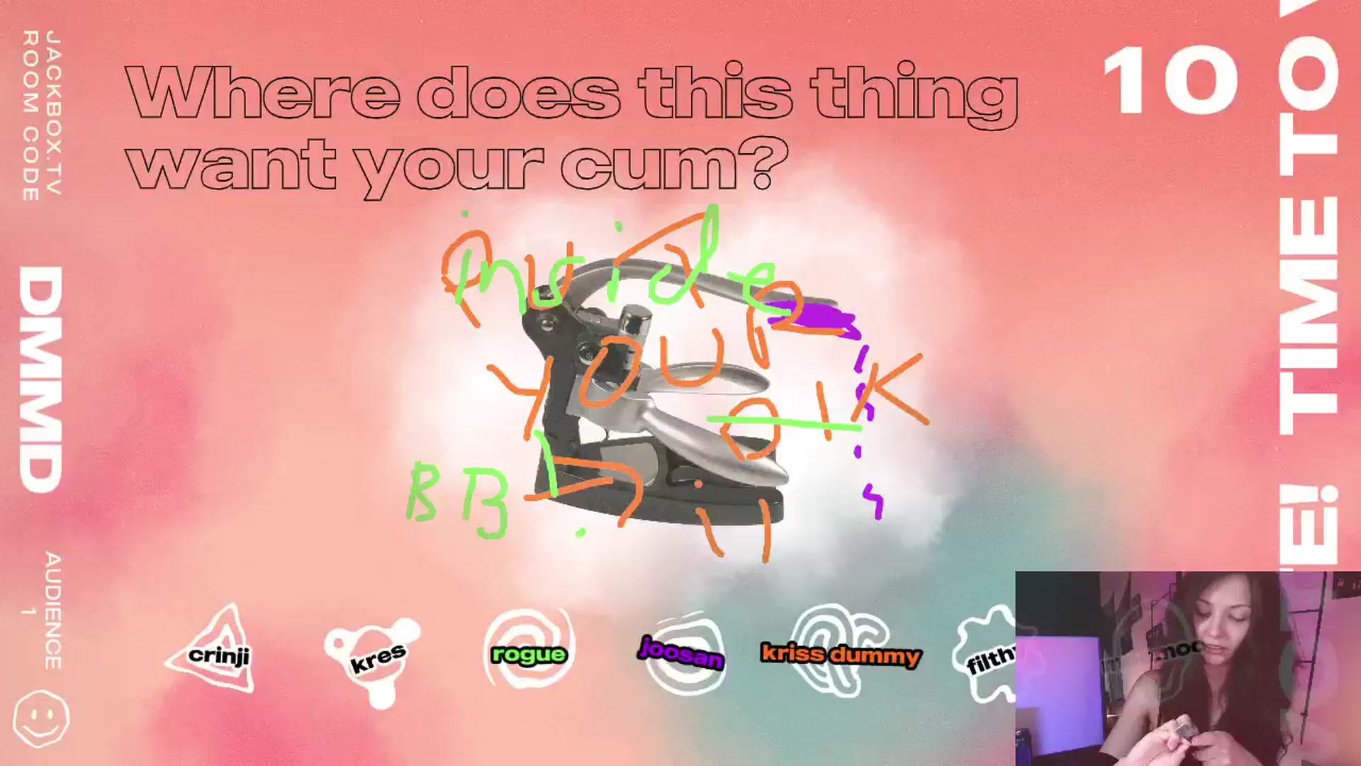 Gallery image thumbnail from RoomToAvoid's myfreecams stream on, 10/03/2024, 07:02 image 12 of 20