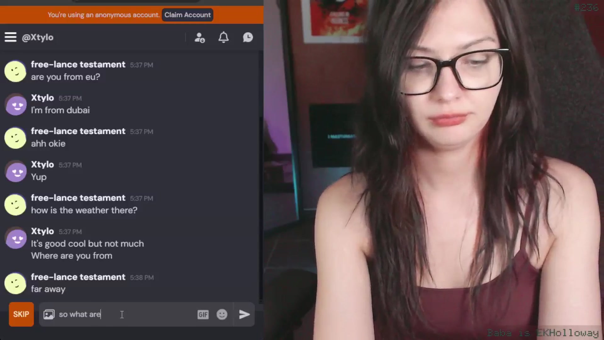 Gallery image thumbnail from RoomToAvoid's myfreecams stream on, 12/09/2024, 09:06 image 6 of 20