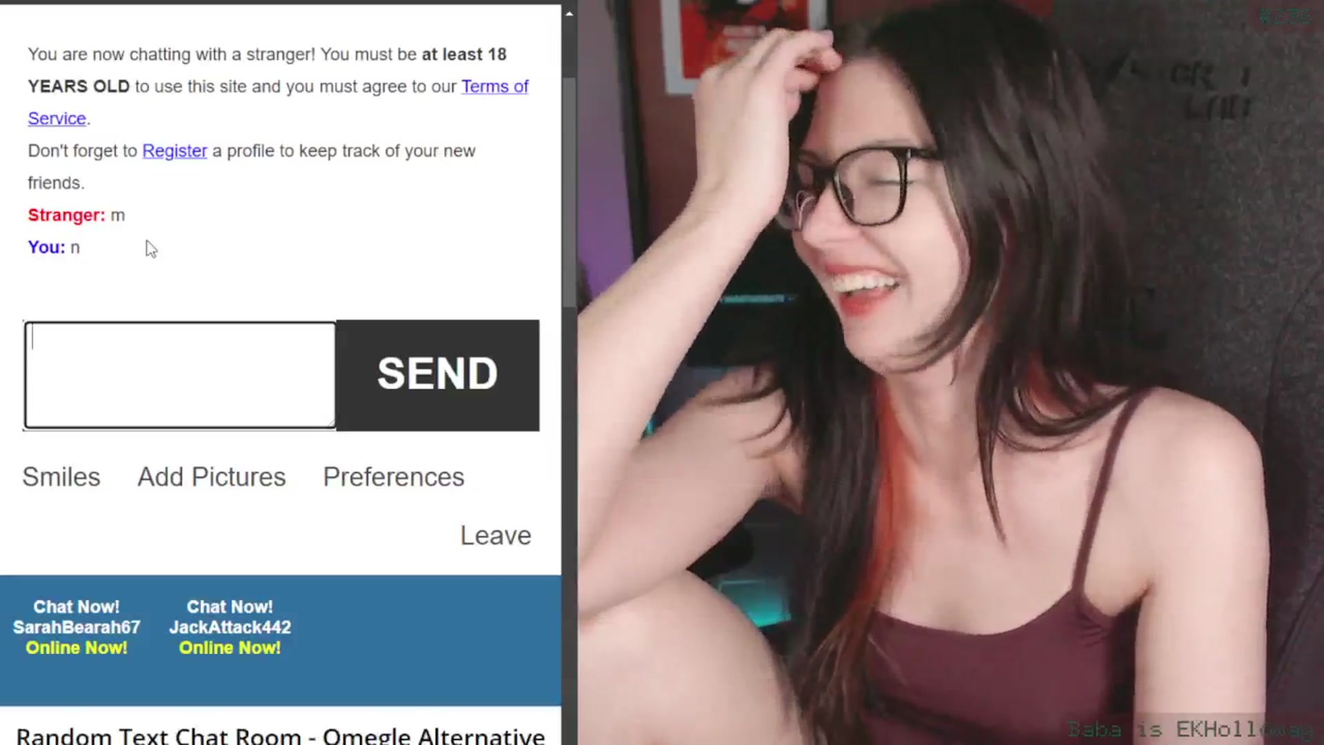 Gallery image thumbnail from RoomToAvoid's myfreecams stream on, 12/09/2024, 09:06 image 4 of 20