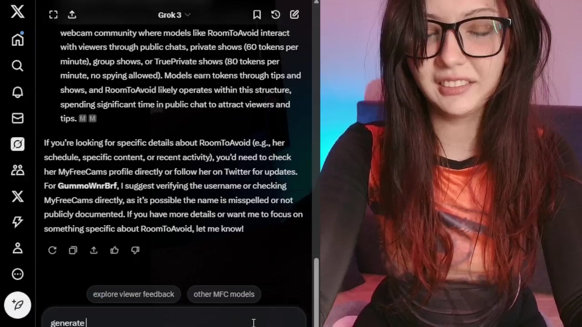 Gallery image thumbnail from RoomToAvoid's myfreecams stream on, 07/16/2025, 03:20 image 8 of 20