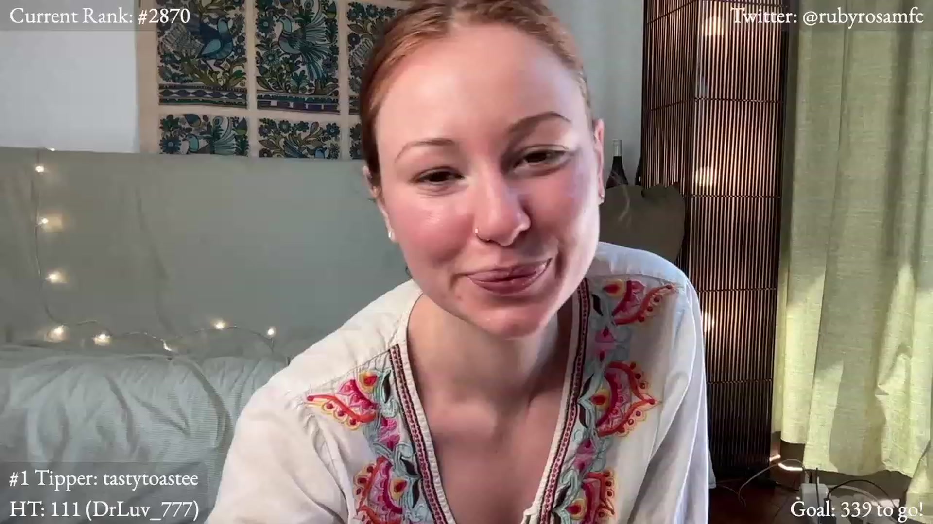 Gallery image thumbnail from RubyRosa's myfreecams stream on, 03/05/2023, 02:21 image 11 of 20