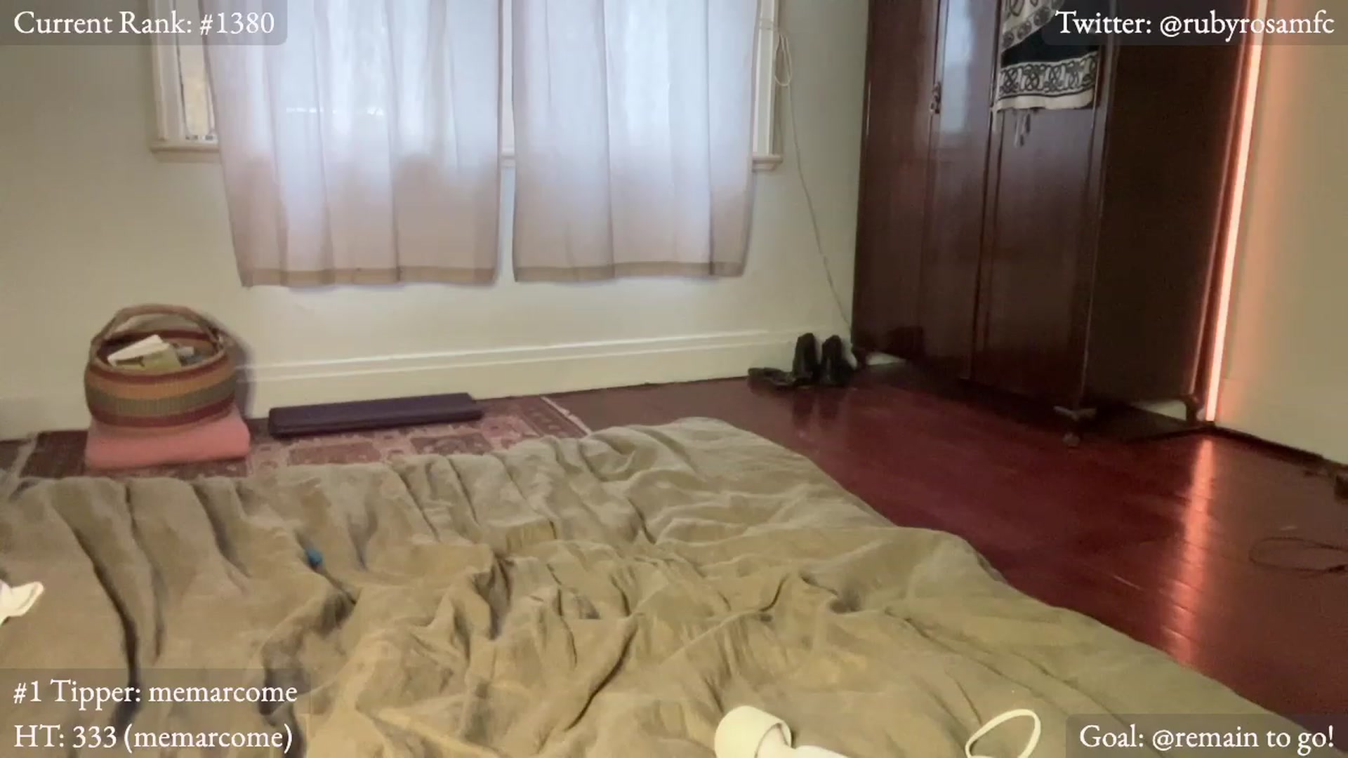 Gallery image thumbnail from RubyRosa's myfreecams stream on, 04/08/2023, 06:00 image 18 of 20