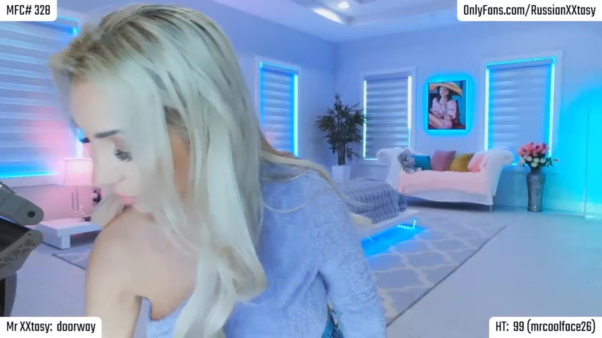 Gallery image thumbnail from RussianXXtasy's myfreecams stream on, 02/29/2024, 24:34 image 7 of 20