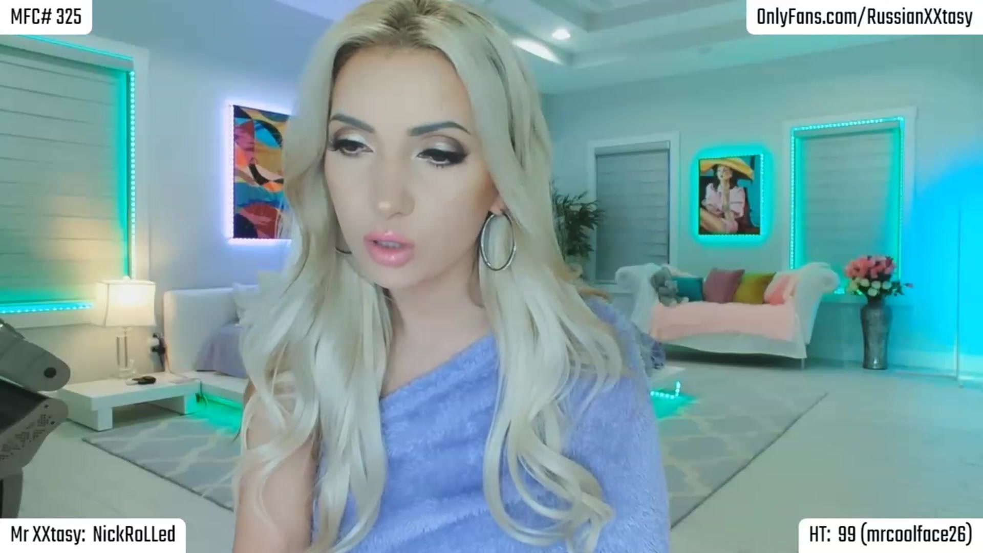 Gallery image thumbnail from RussianXXtasy's myfreecams stream on, 02/29/2024, 24:34 image 13 of 20