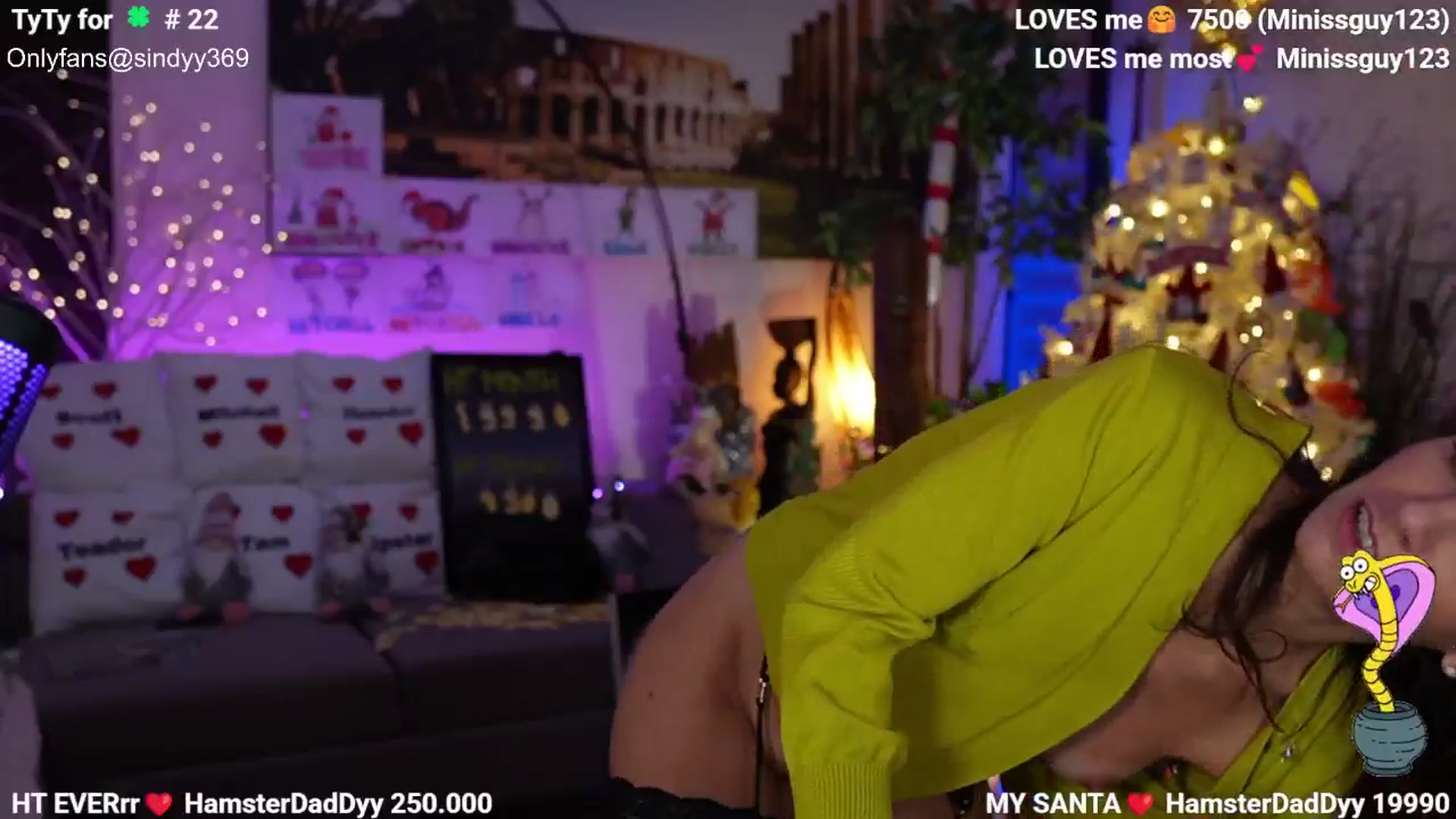 Gallery image thumbnail from SINdyy's myfreecams stream on, 12/27/2025, 23:27 image 12 of 20
