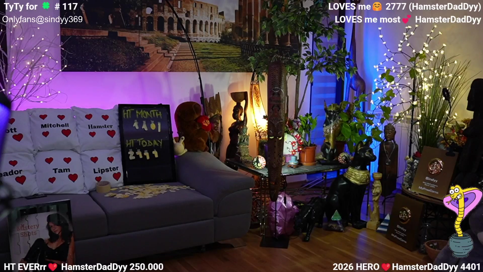 Gallery image thumbnail from SINdyy's myfreecams stream on, 01/08/2026, 22:36 image 19 of 20