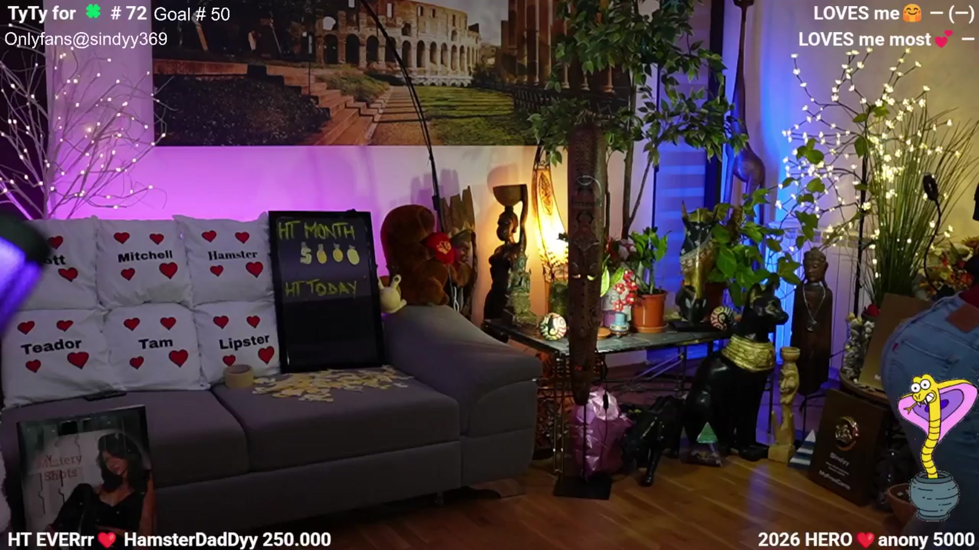 Gallery image thumbnail from SINdyy's myfreecams stream on, 01/10/2026, 21:16 image 1 of 20