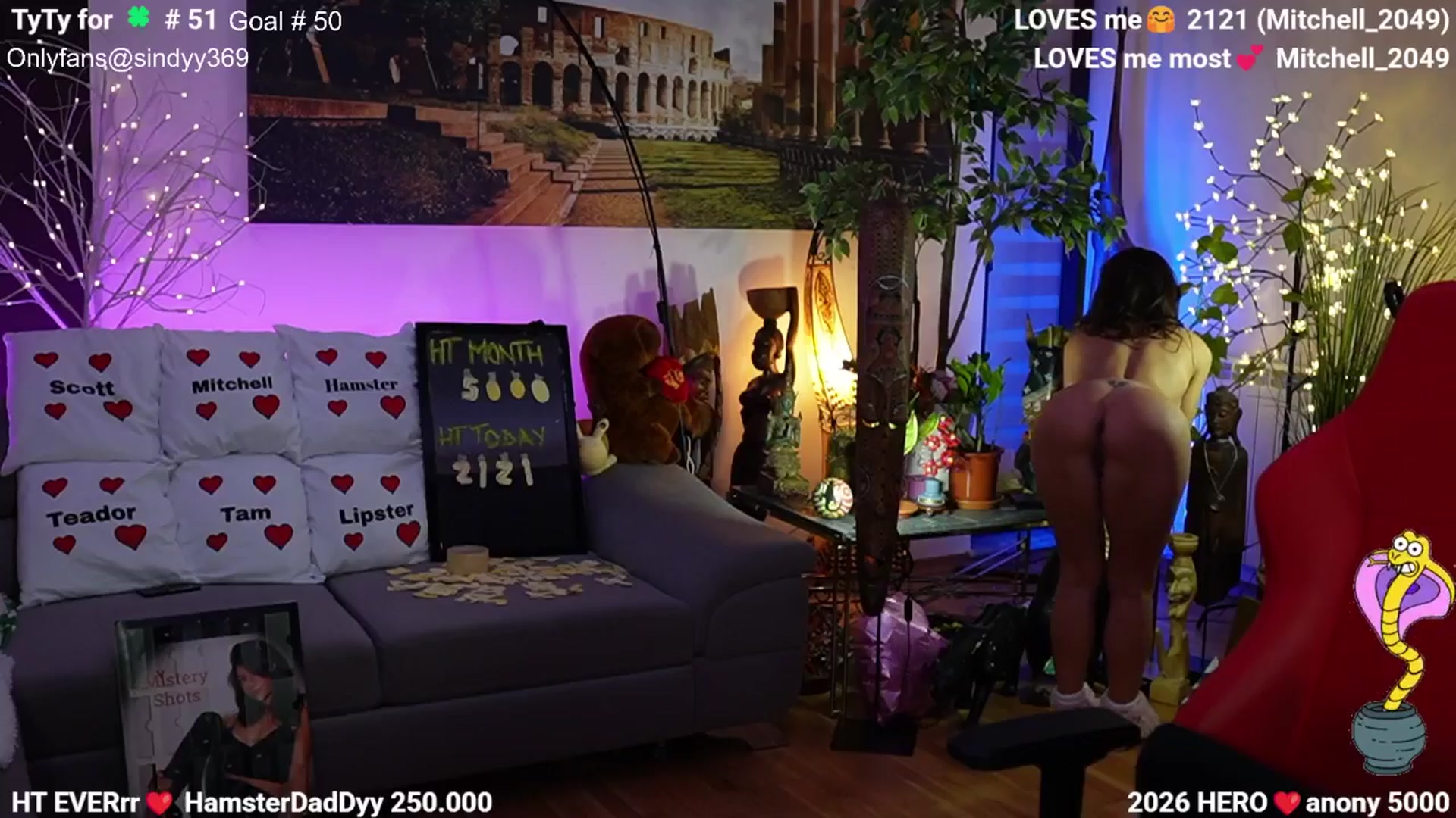 Gallery image thumbnail from SINdyy's myfreecams stream on, 01/11/2026, 23:45 image 14 of 20