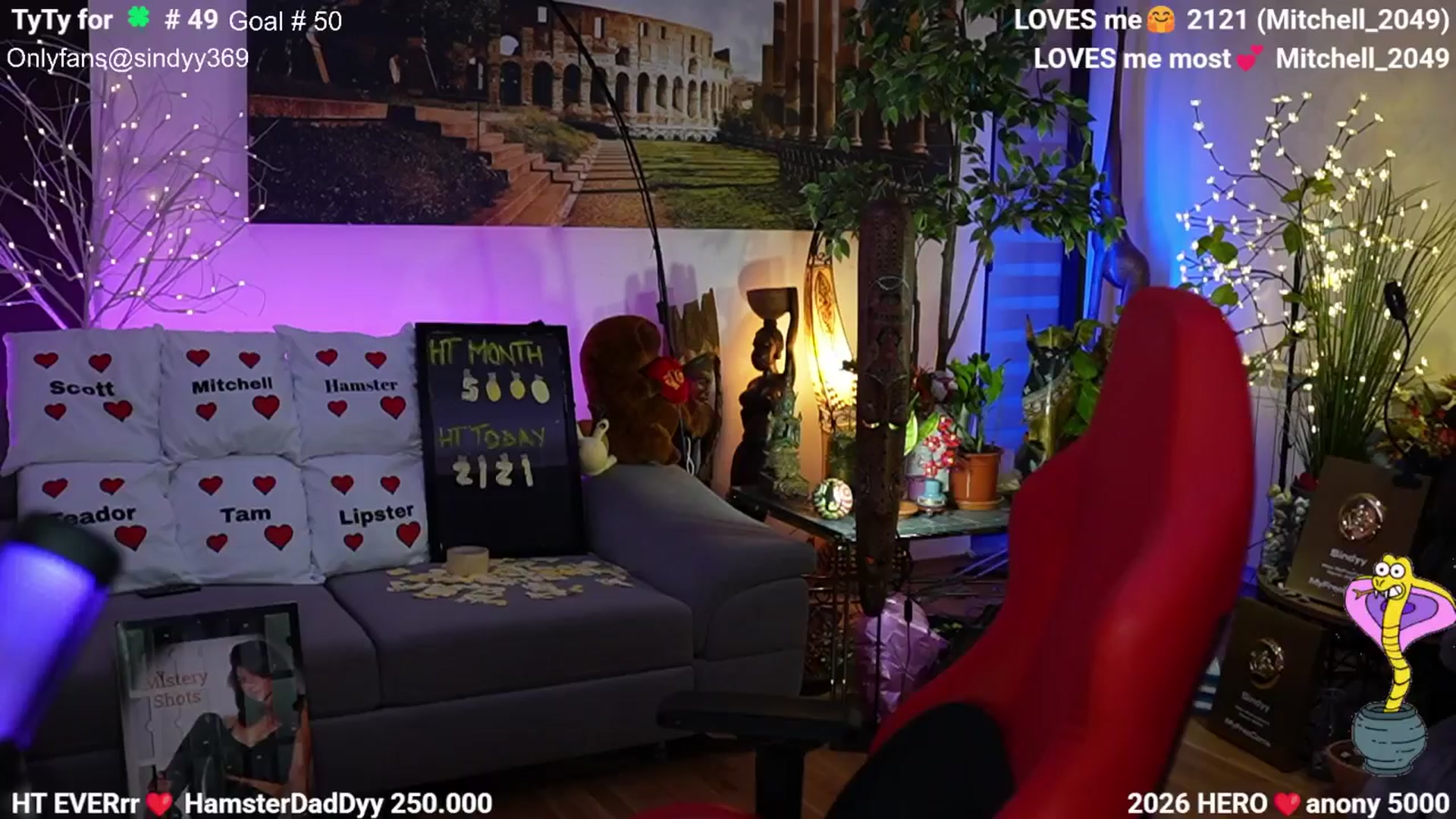 Gallery image thumbnail from SINdyy's myfreecams stream on, 01/12/2026, 24:27 image 1 of 20