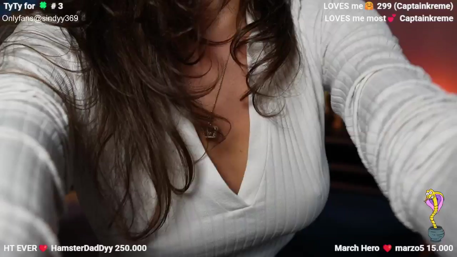 Gallery image thumbnail from SINdyy's myfreecams stream on, 03/12/2026, 20:40 image 1 of 20