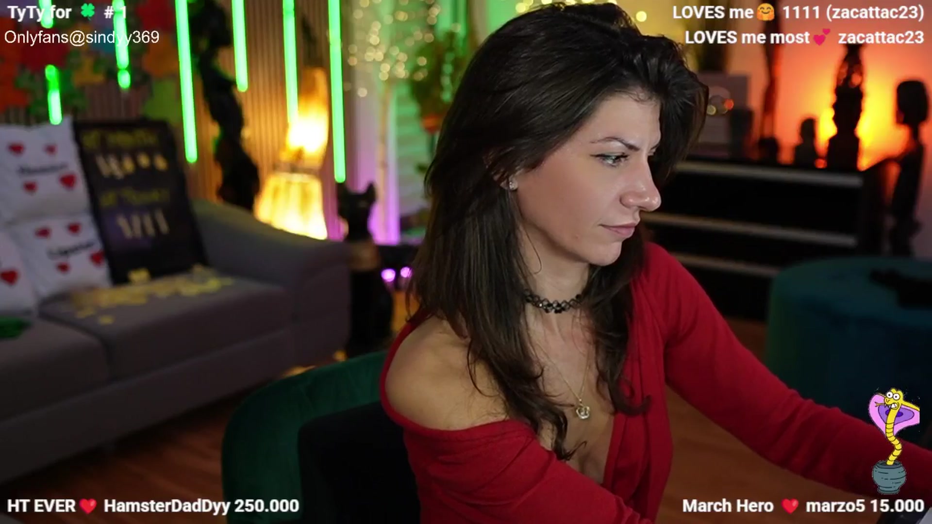 Gallery image thumbnail from SINdyy's myfreecams stream on, 03/17/2026, 24:41 image 20 of 20
