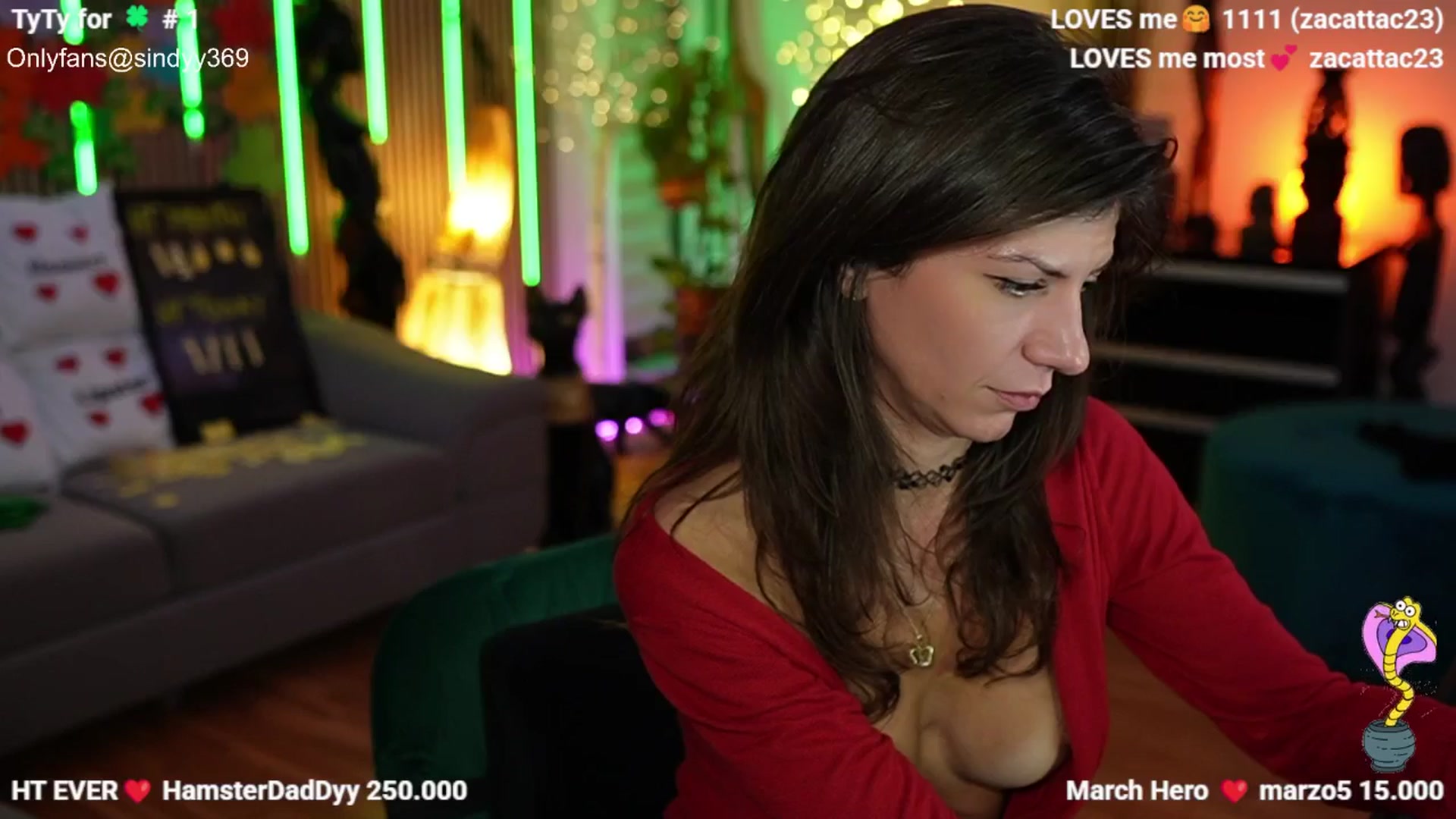 Gallery image thumbnail from SINdyy's myfreecams stream on, 03/17/2026, 24:41 image 11 of 20
