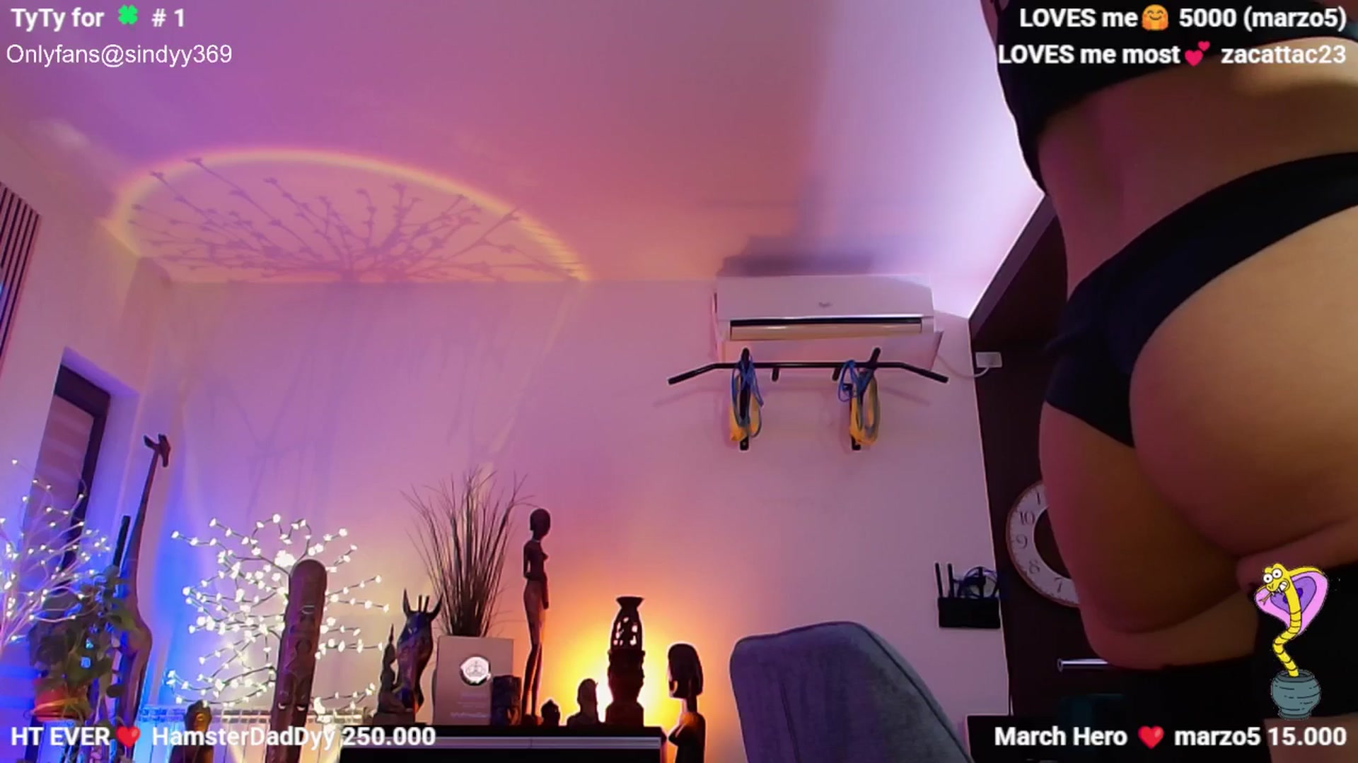 Gallery image thumbnail from SINdyy's myfreecams stream on, 03/18/2026, 23:06 image 13 of 20
