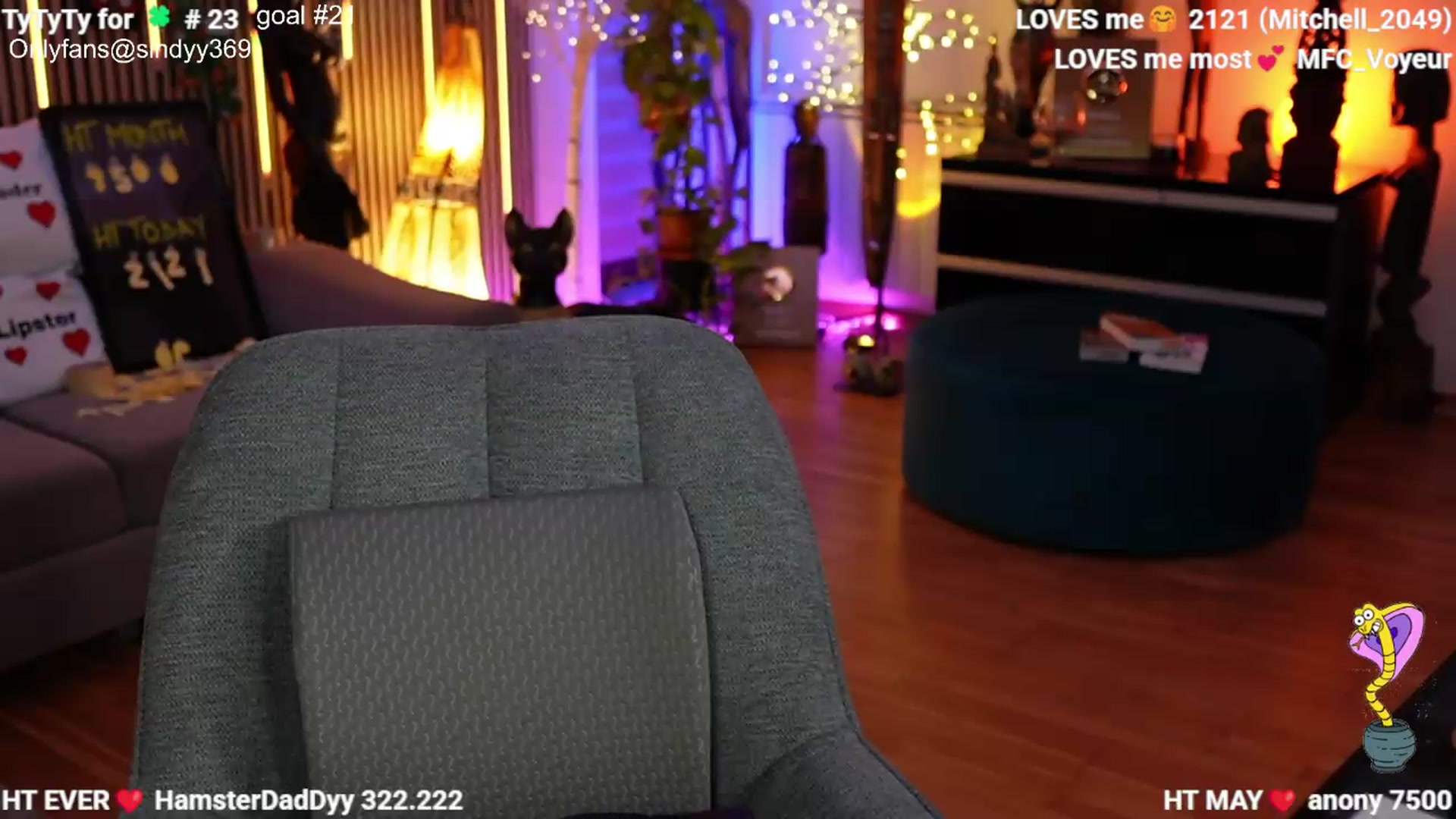 Gallery image thumbnail from SINdyy's myfreecams stream on, 05/09/2026, 24:26 image 9 of 20