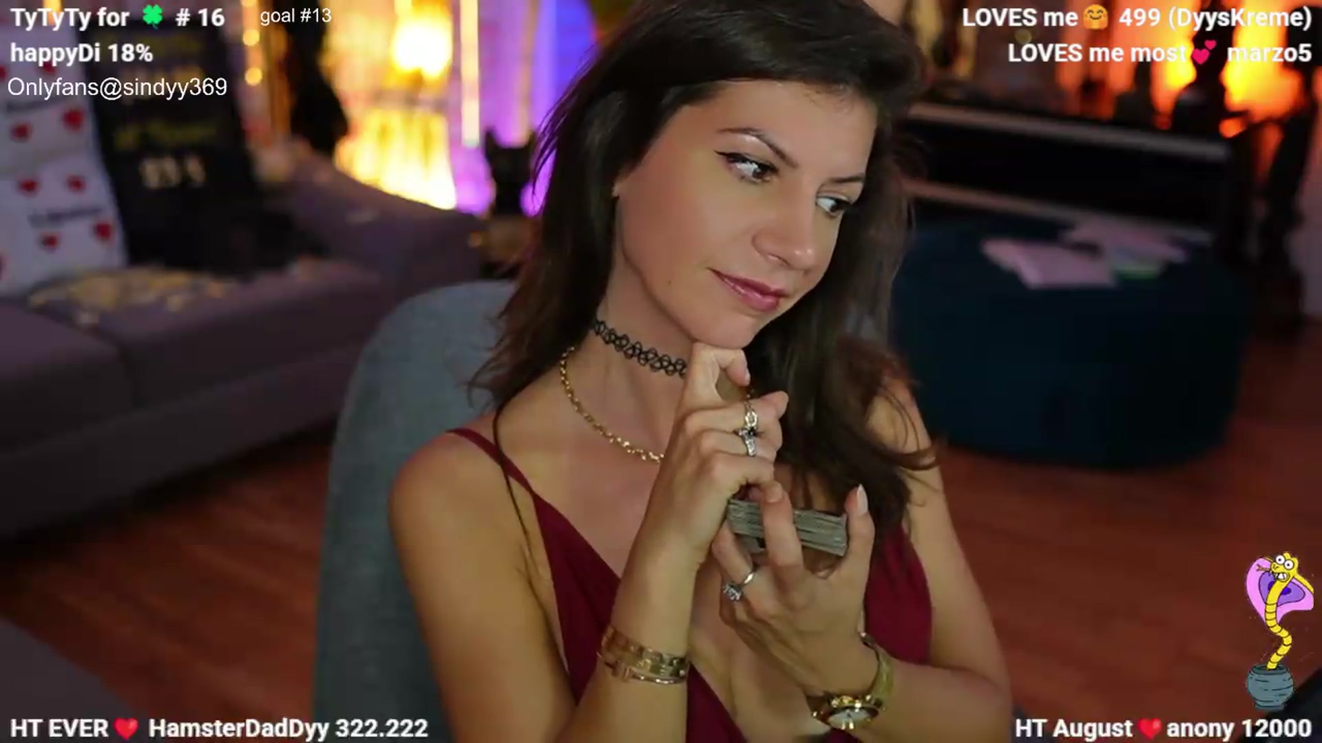 Gallery image thumbnail from SINdyy's myfreecams stream on, 08/13/2026, 21:55 image 20 of 20