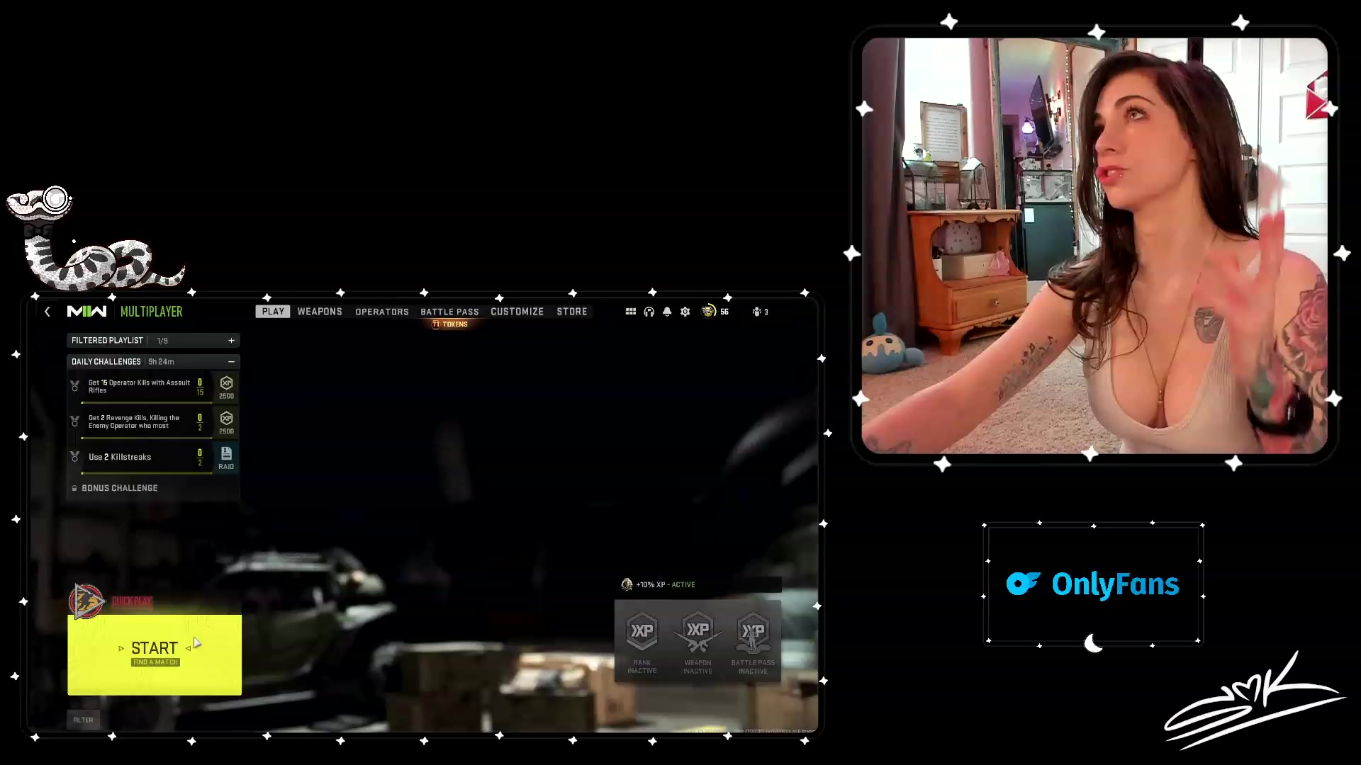 Gallery image thumbnail from SMKitties's myfreecams stream on, 02/13/2023, 22:08 image 1 of 20