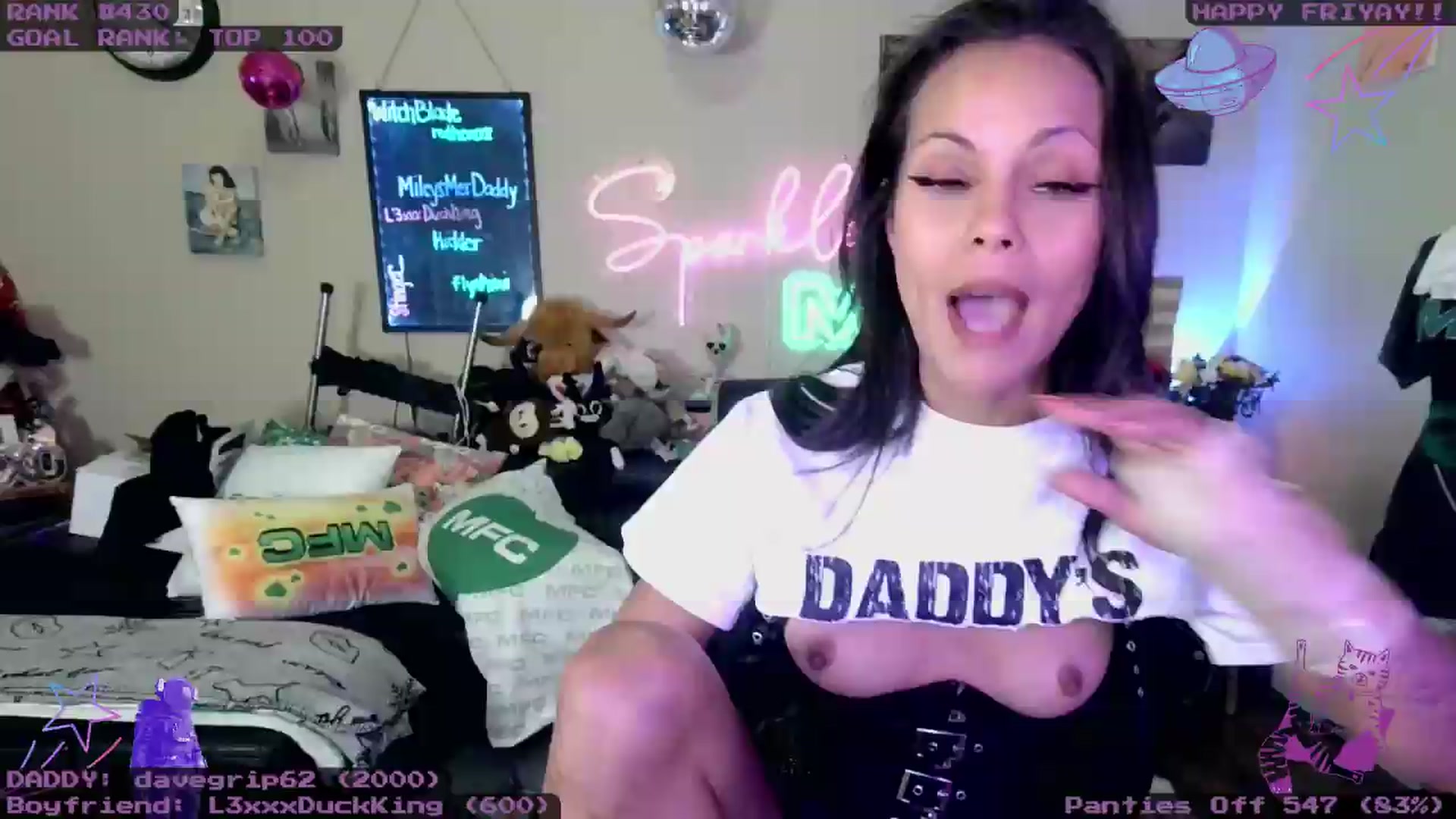 Gallery image thumbnail from SPARKL3S's myfreecams stream on, 06/06/2026, 09:39 image 3 of 20