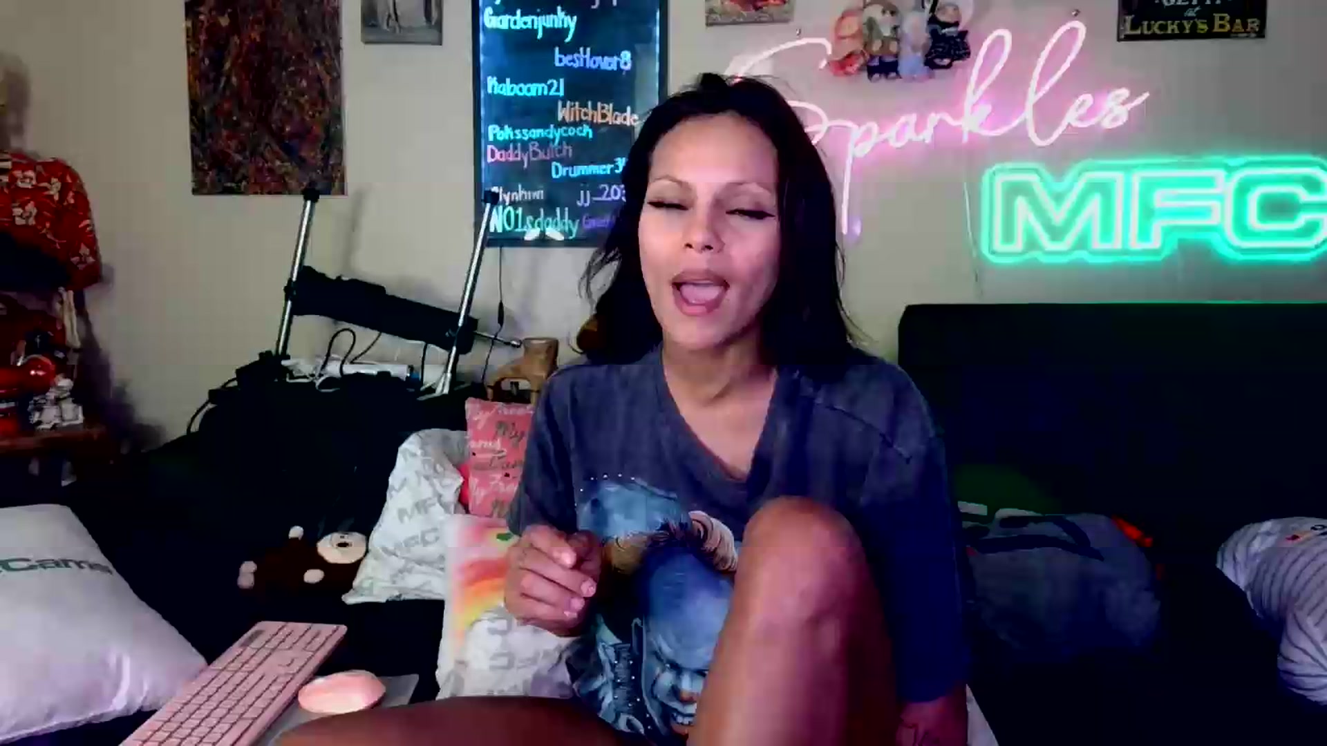 Gallery image thumbnail from SPARKL3S's myfreecams stream on, 08/17/2026, 09:29 image 1 of 20