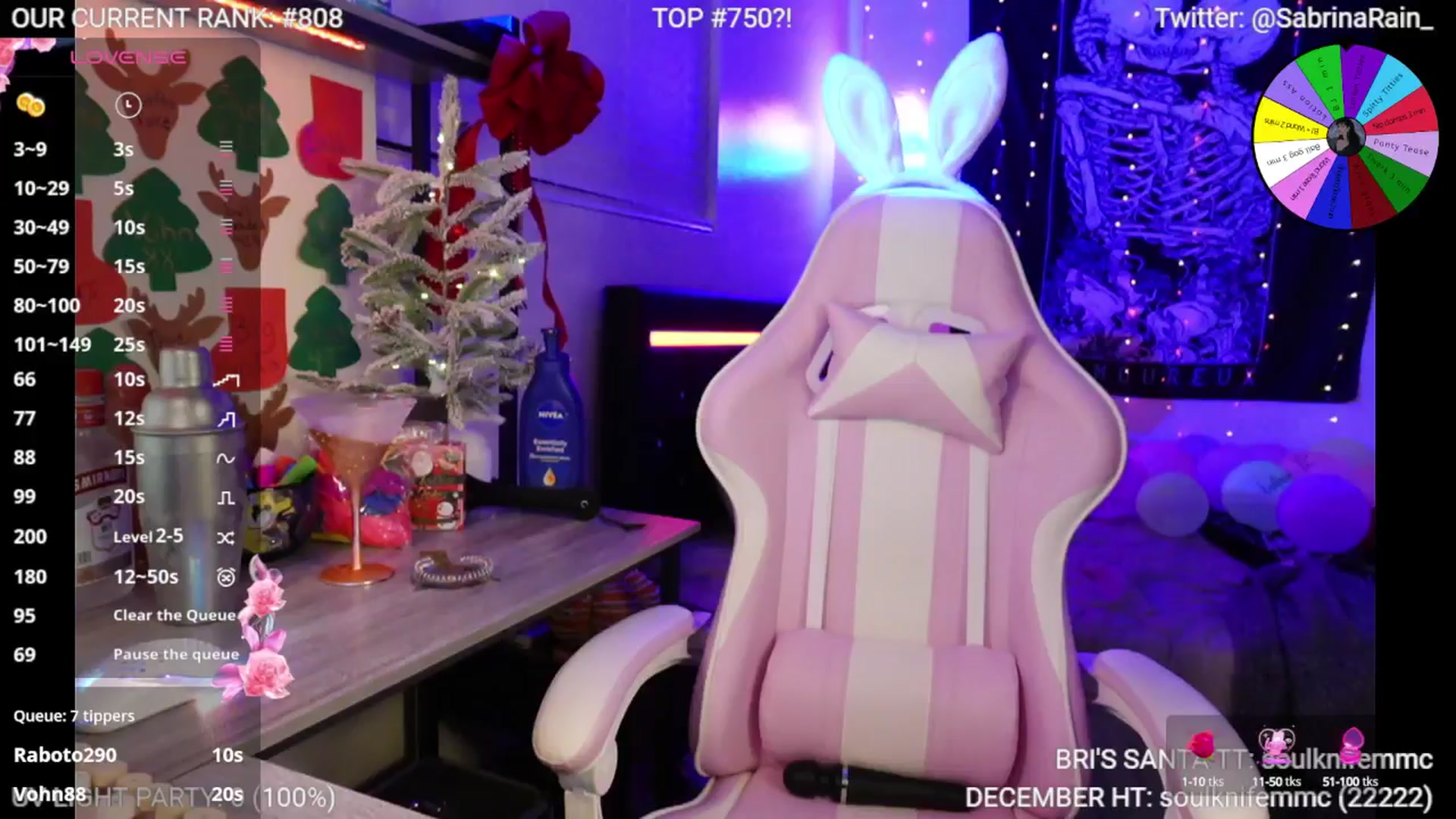 Gallery image thumbnail from SabrinaRain's myfreecams stream on, 12/29/2024, 07:41 image 1 of 20