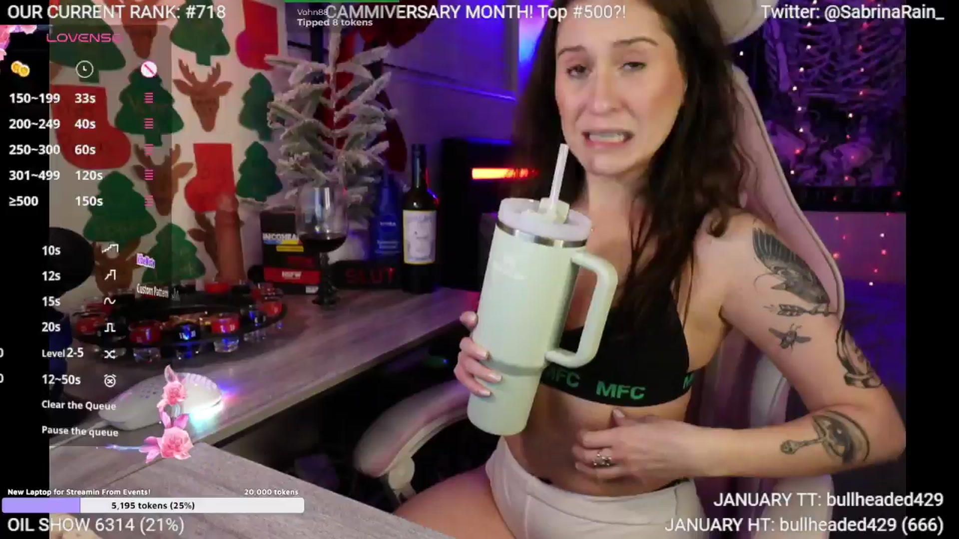 Gallery image thumbnail from SabrinaRain's myfreecams stream on, 01/02/2025, 04:31 image 13 of 20