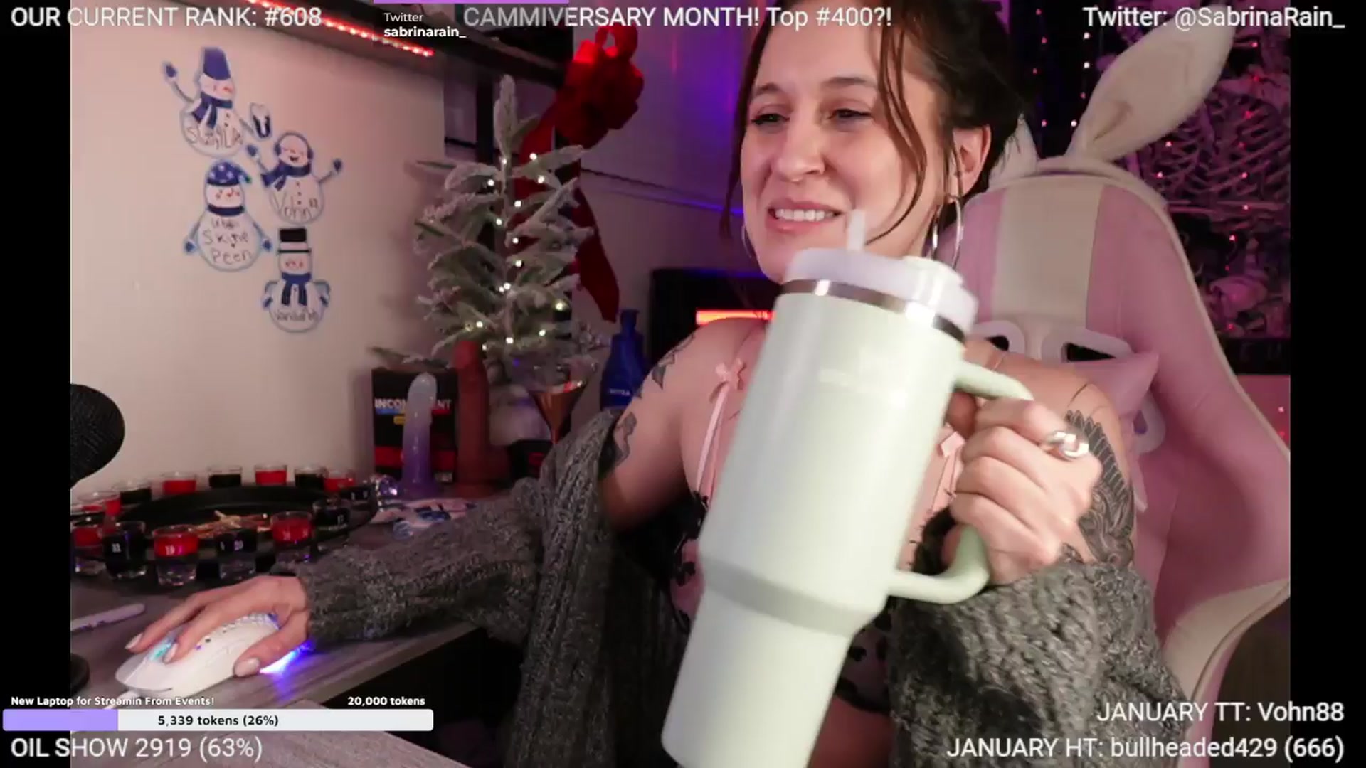 Gallery image thumbnail from SabrinaRain's myfreecams stream on, 01/03/2025, 02:03 image 19 of 20