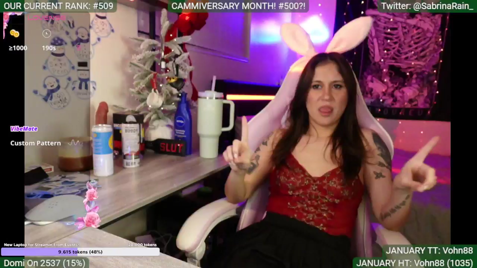 Gallery image thumbnail from SabrinaRain's myfreecams stream on, 01/08/2025, 02:34 image 6 of 20