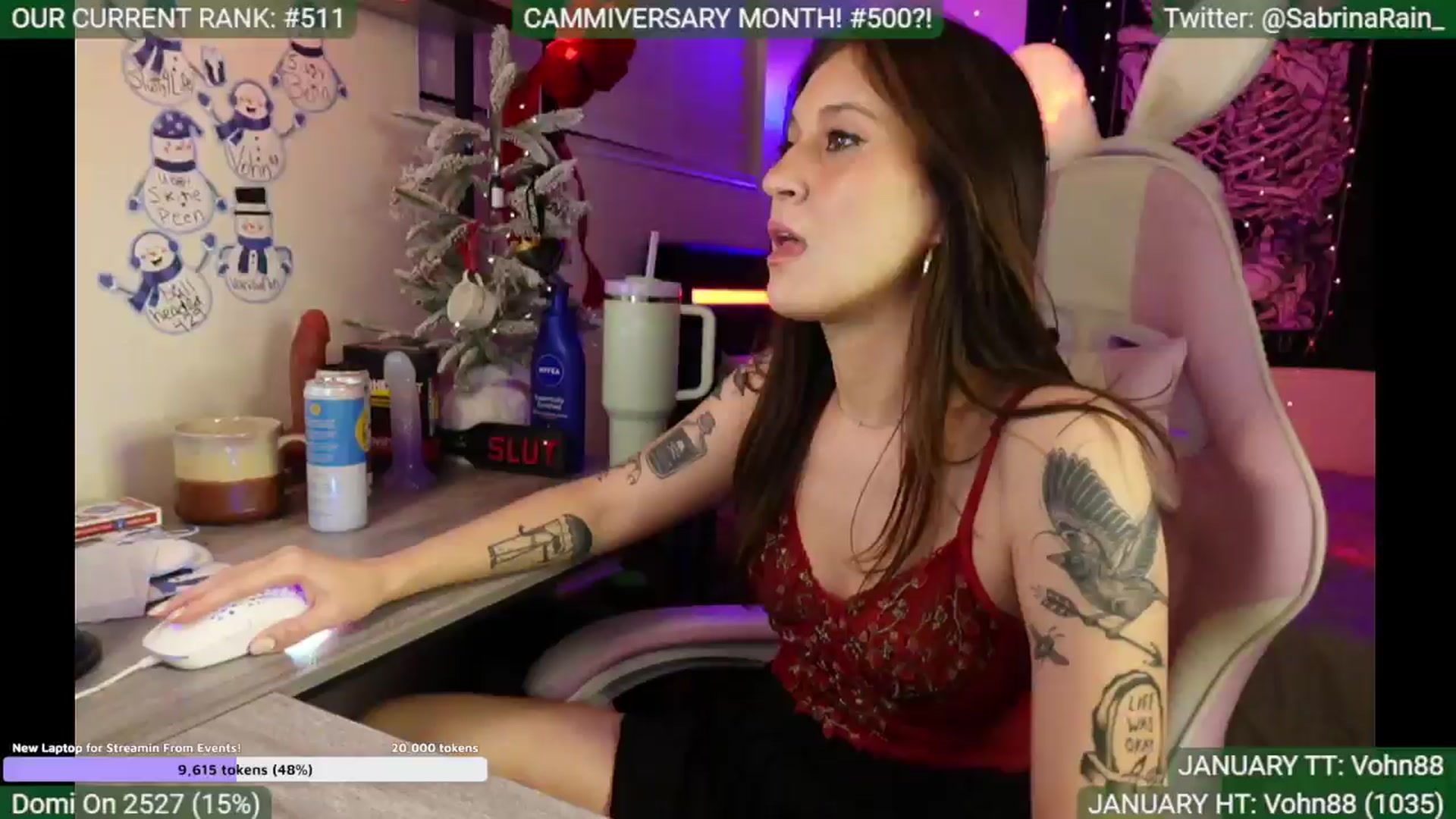 Gallery image thumbnail from SabrinaRain's myfreecams stream on, 01/08/2025, 02:34 image 12 of 20