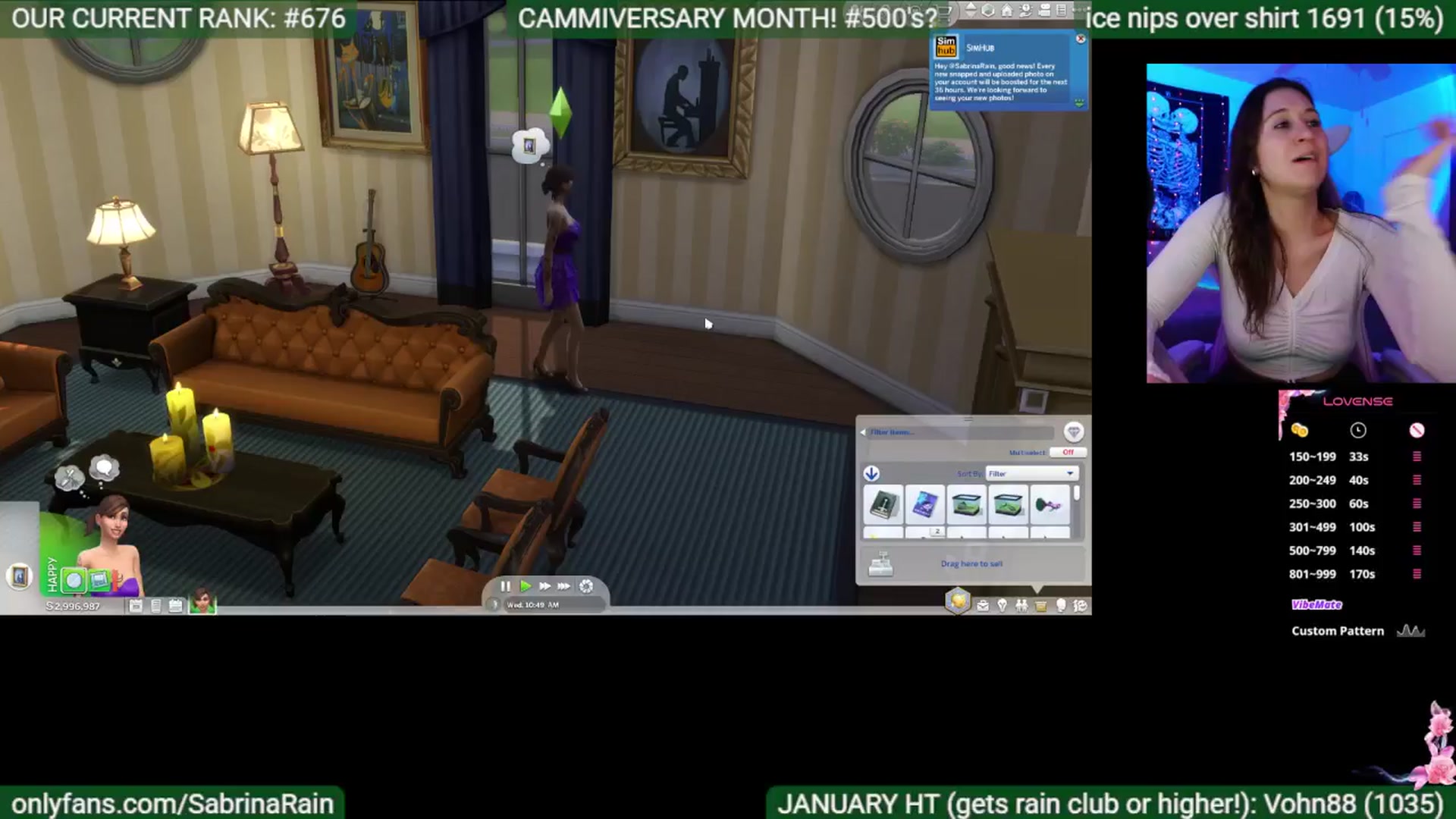 Gallery image thumbnail from SabrinaRain's myfreecams stream on, 01/15/2025, 04:38 image 10 of 20