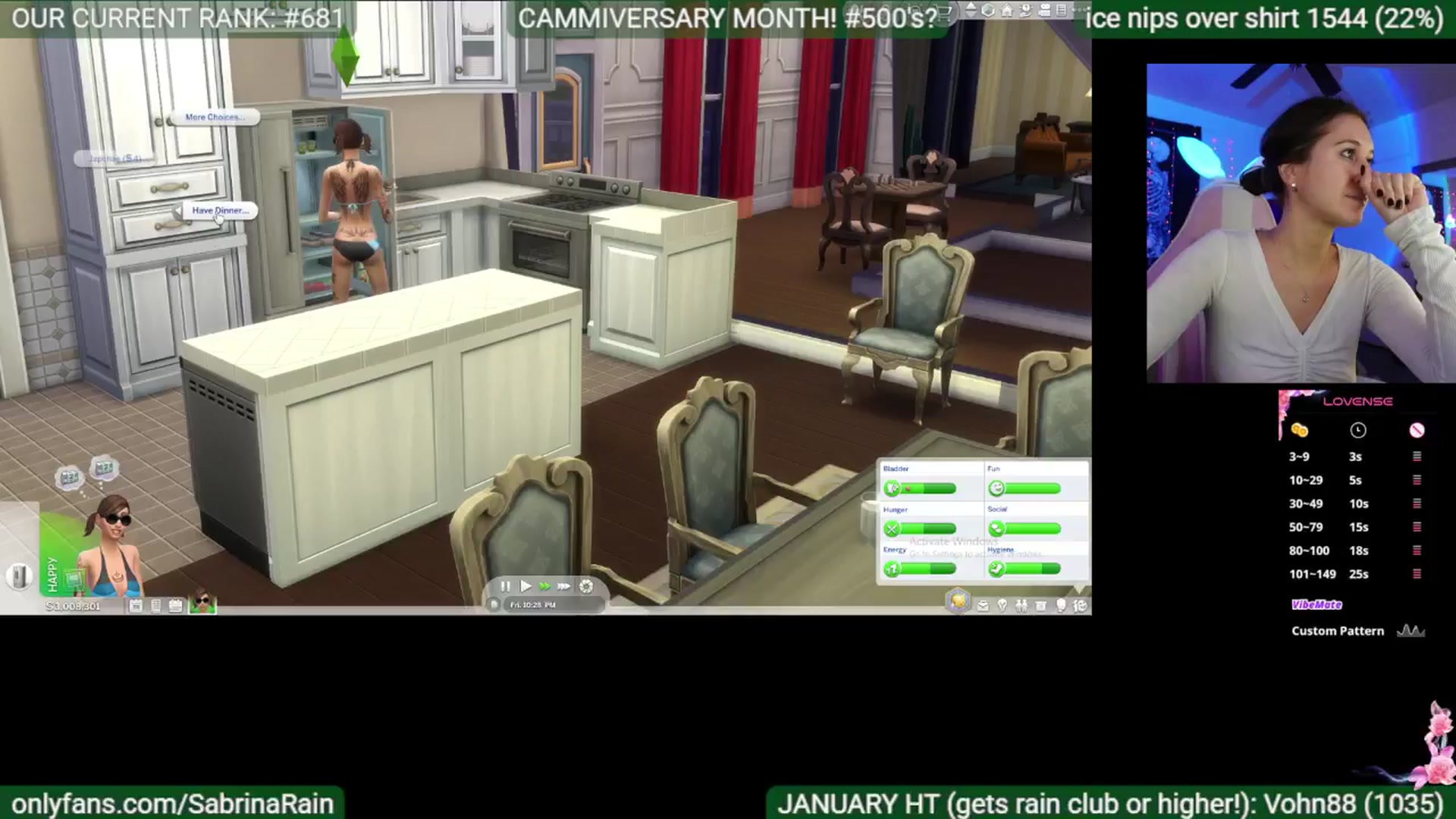 Gallery image thumbnail from SabrinaRain's myfreecams stream on, 01/15/2025, 04:38 image 16 of 20