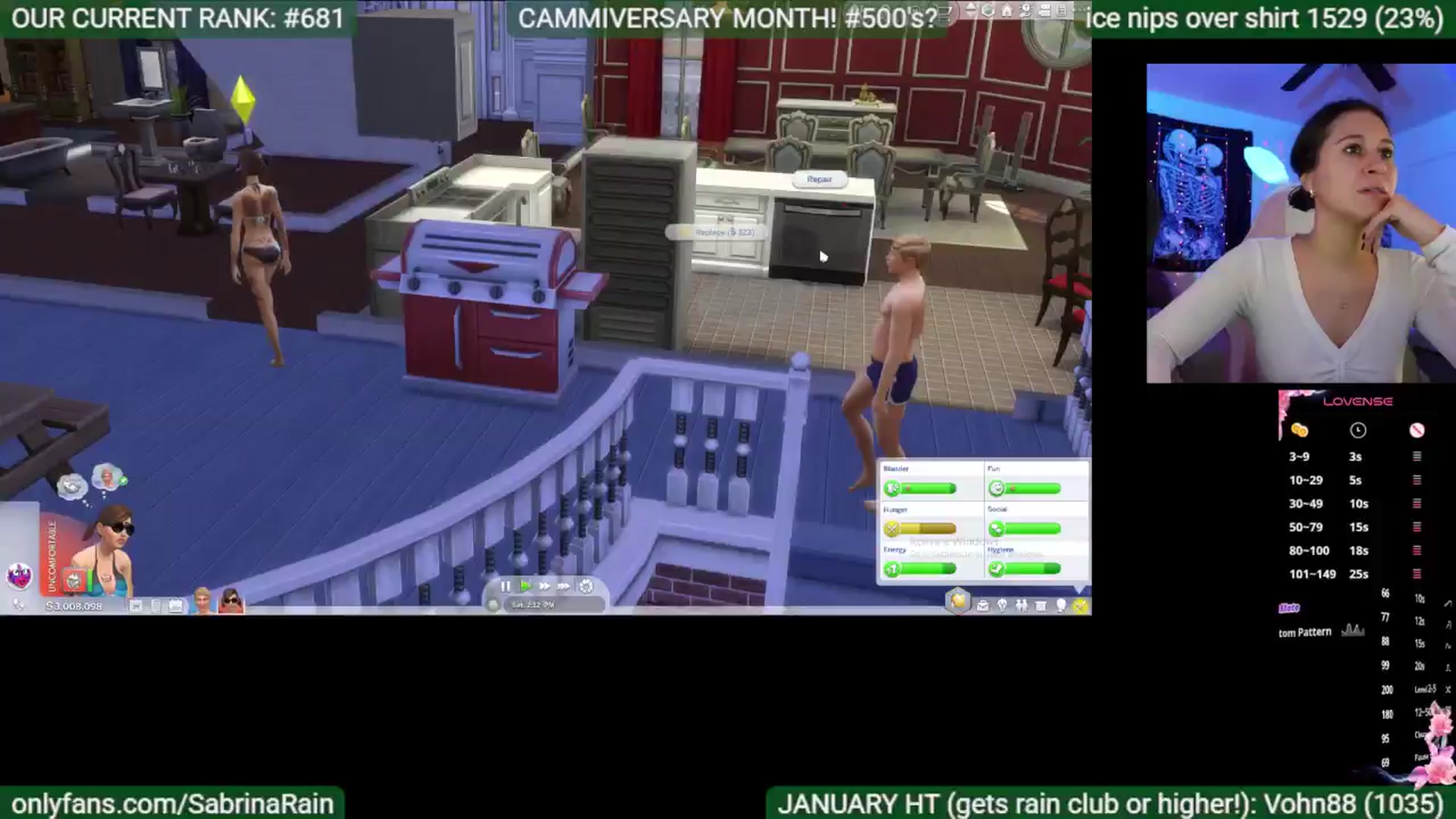 Gallery image thumbnail from SabrinaRain's myfreecams stream on, 01/15/2025, 04:38 image 17 of 20