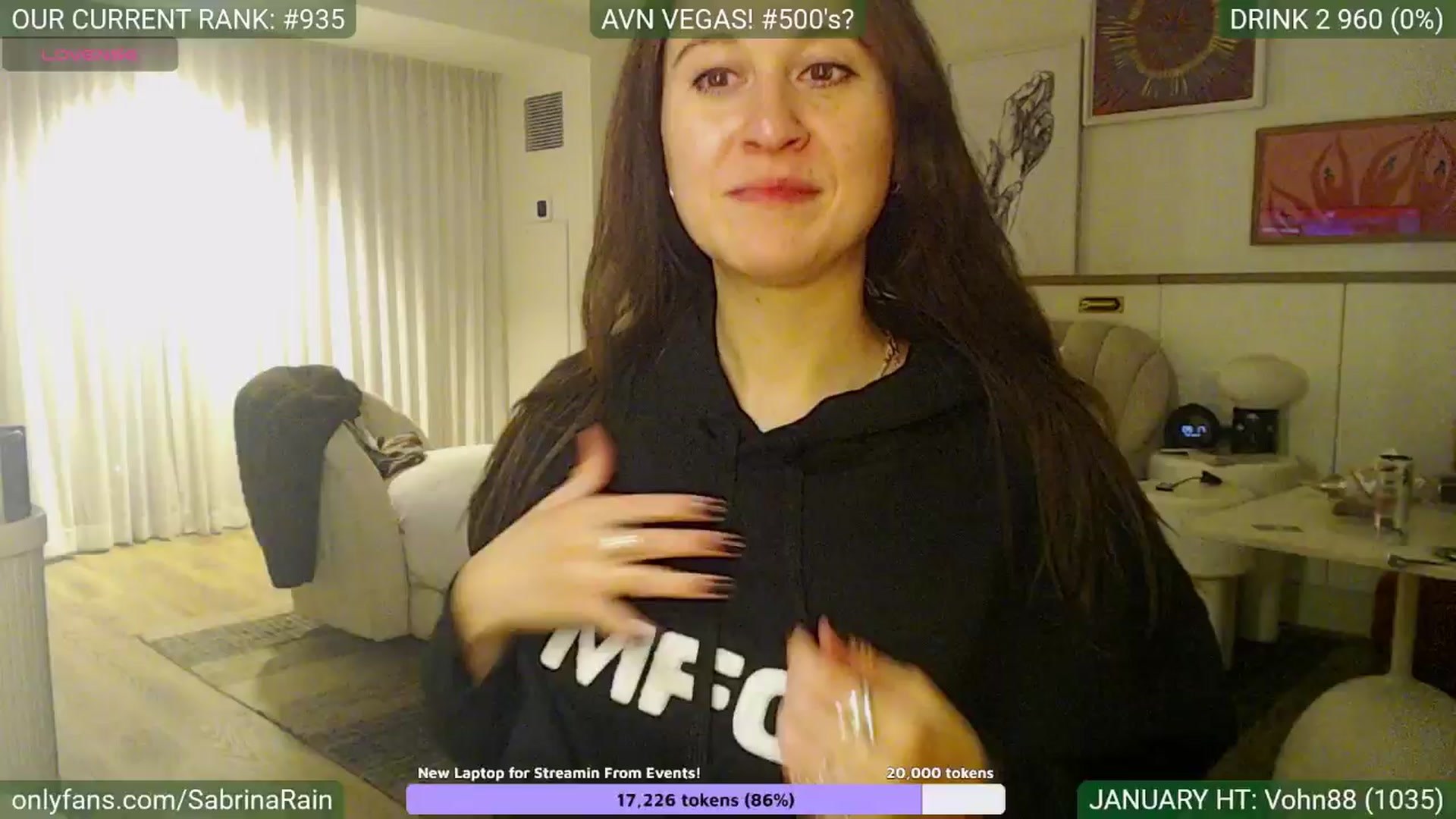 Gallery image thumbnail from SabrinaRain's myfreecams stream on, 01/22/2025, 03:00 image 4 of 20
