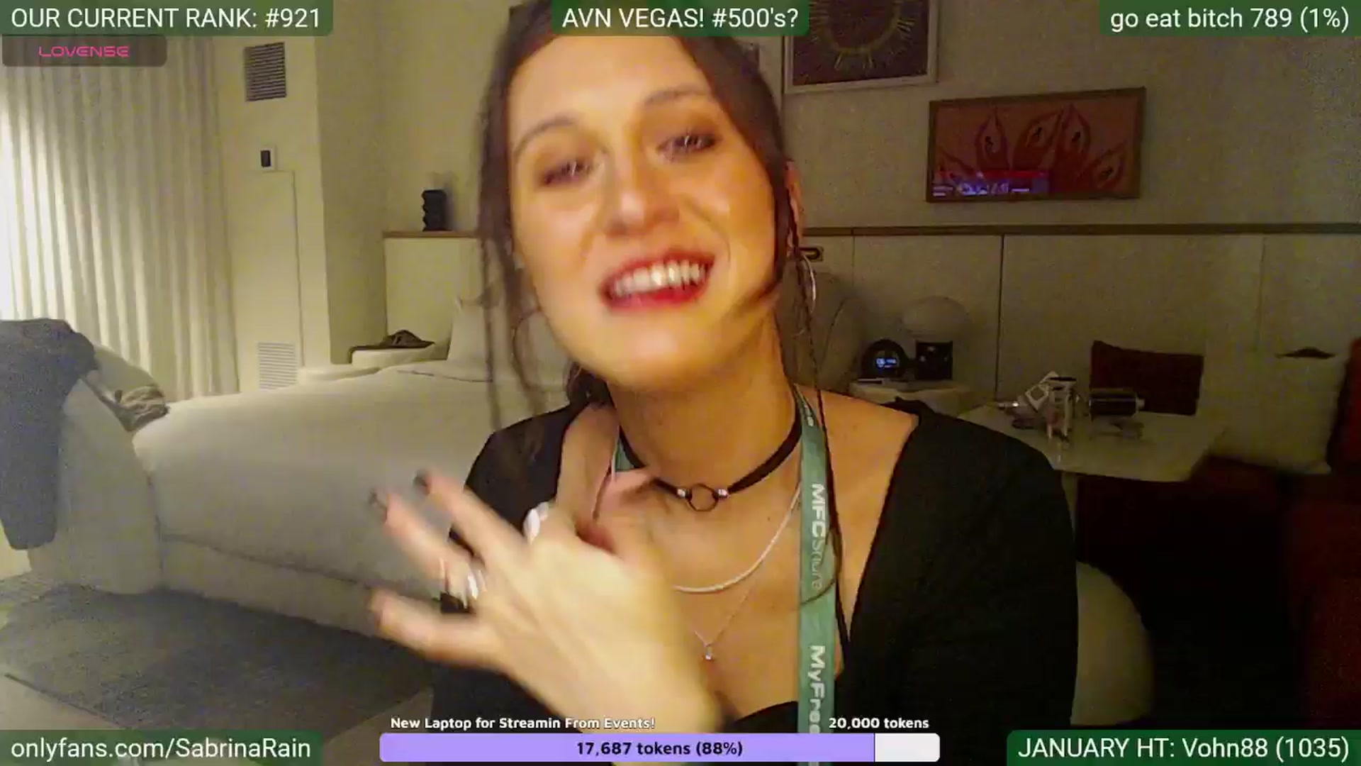 Gallery image thumbnail from SabrinaRain's myfreecams stream on, 01/22/2025, 03:00 image 19 of 20