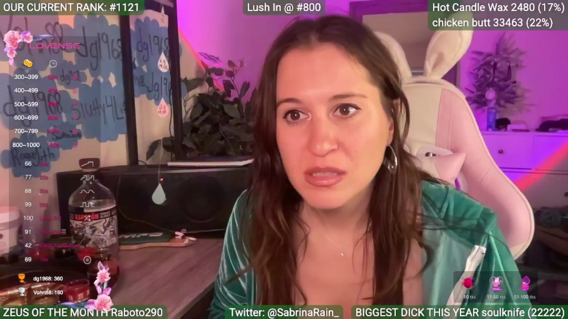 Gallery image thumbnail from SabrinaRain's myfreecams stream on, 04/05/2025, 04:38 image 7 of 20