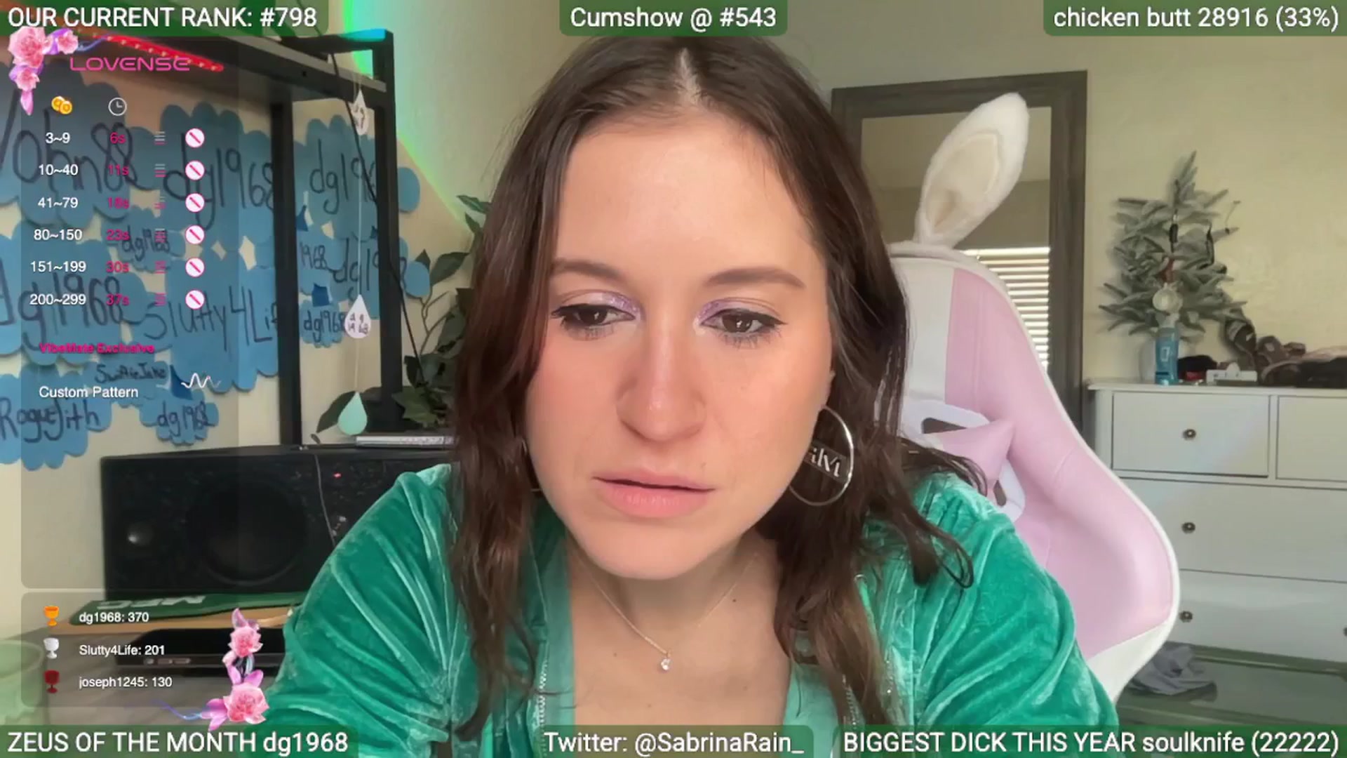Gallery image thumbnail from SabrinaRain's myfreecams stream on, 04/05/2025, 21:35 image 8 of 20