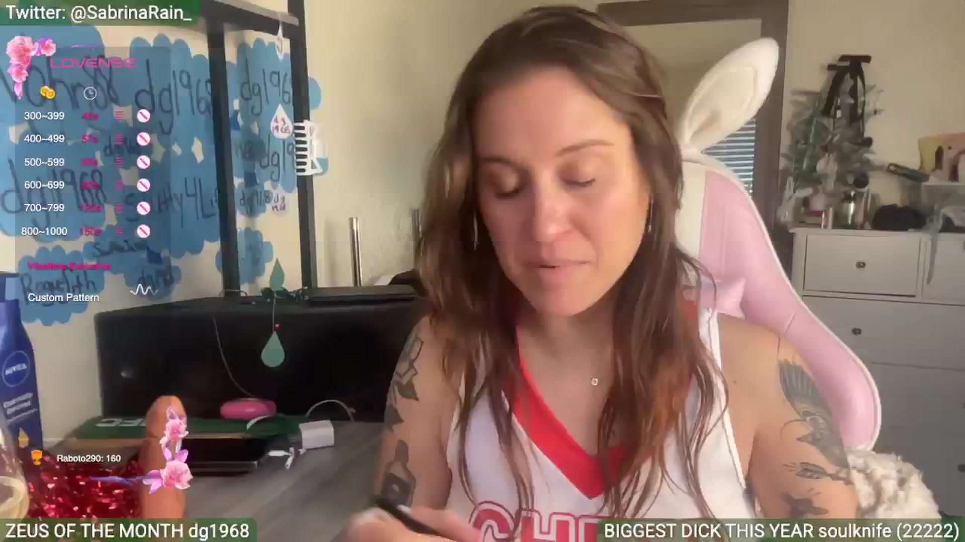 Gallery image thumbnail from SabrinaRain's myfreecams stream on, 04/22/2025, 03:01 image 1 of 20