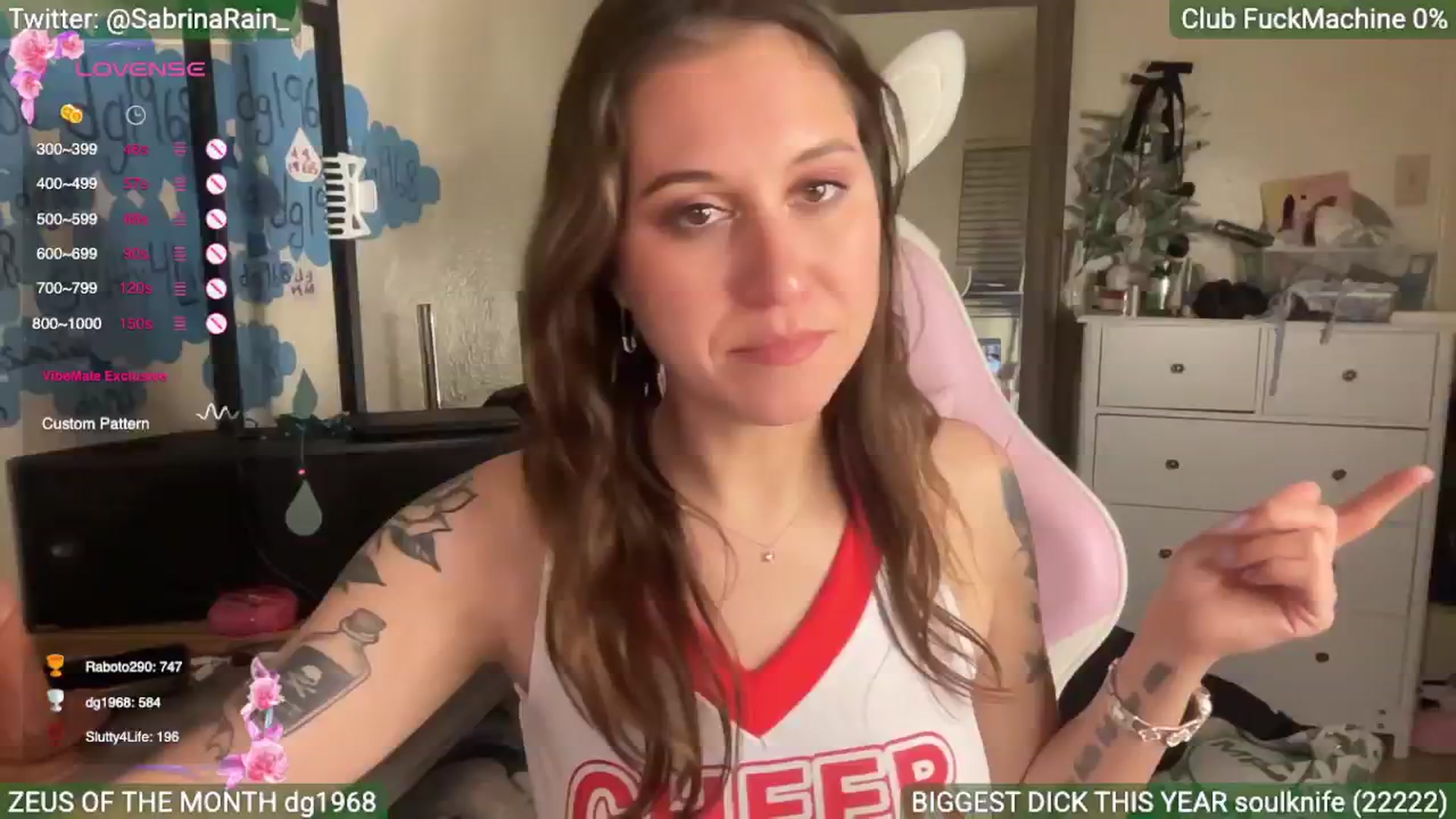 Gallery image thumbnail from SabrinaRain's myfreecams stream on, 04/22/2025, 03:01 image 16 of 20