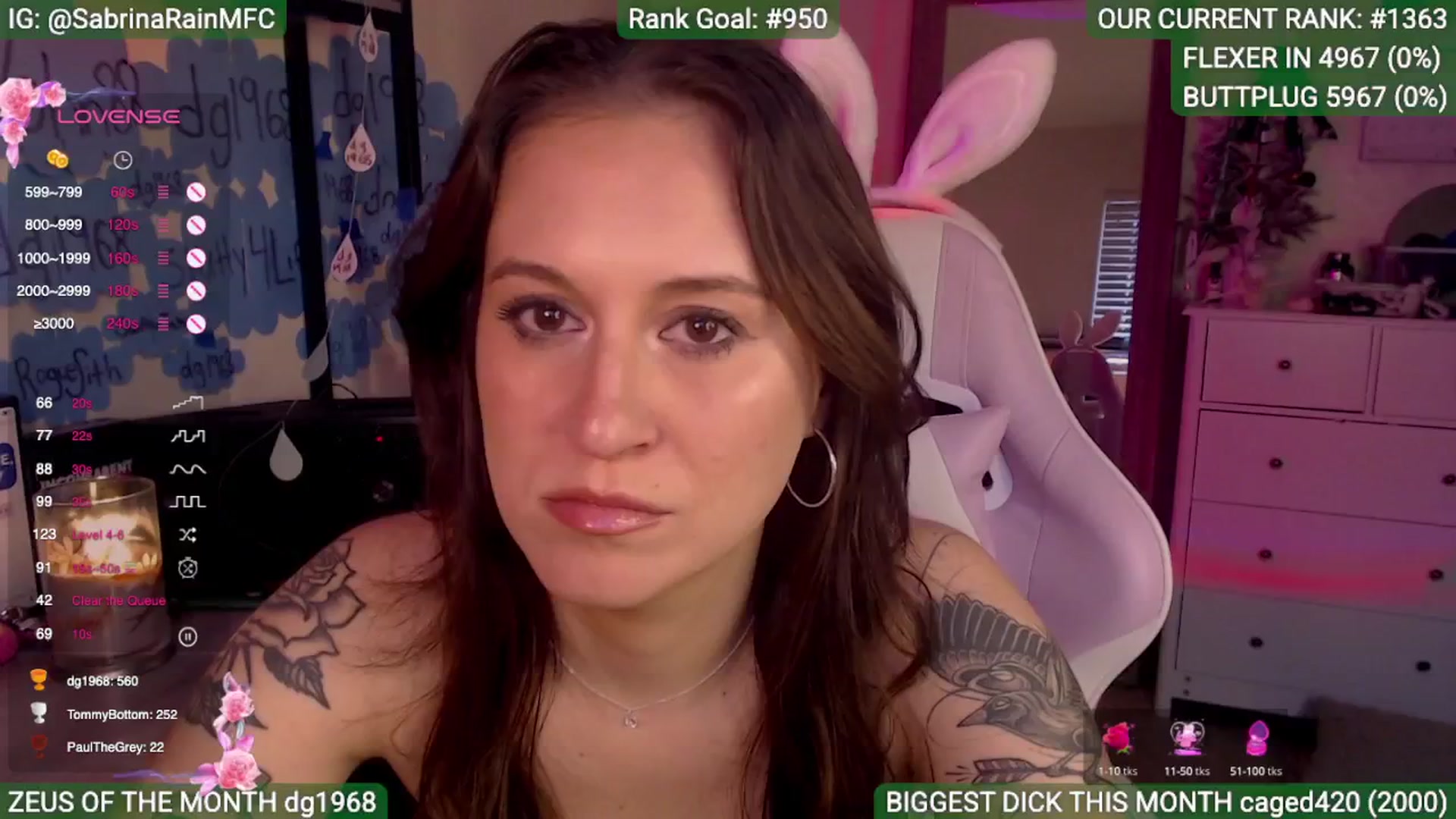 Gallery image thumbnail from SabrinaRain's myfreecams stream on, 04/29/2025, 02:02 image 12 of 20