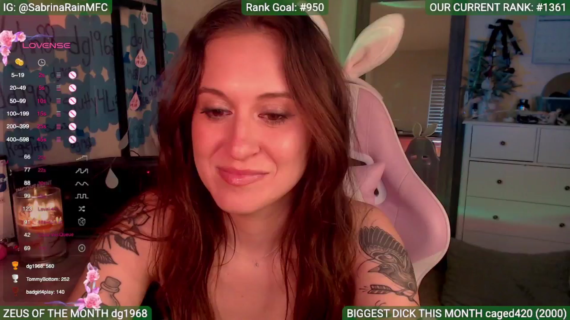 Gallery image thumbnail from SabrinaRain's myfreecams stream on, 04/29/2025, 02:02 image 19 of 20