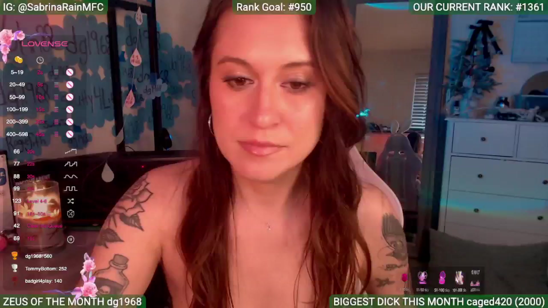 Gallery image thumbnail from SabrinaRain's myfreecams stream on, 04/29/2025, 02:02 image 16 of 20
