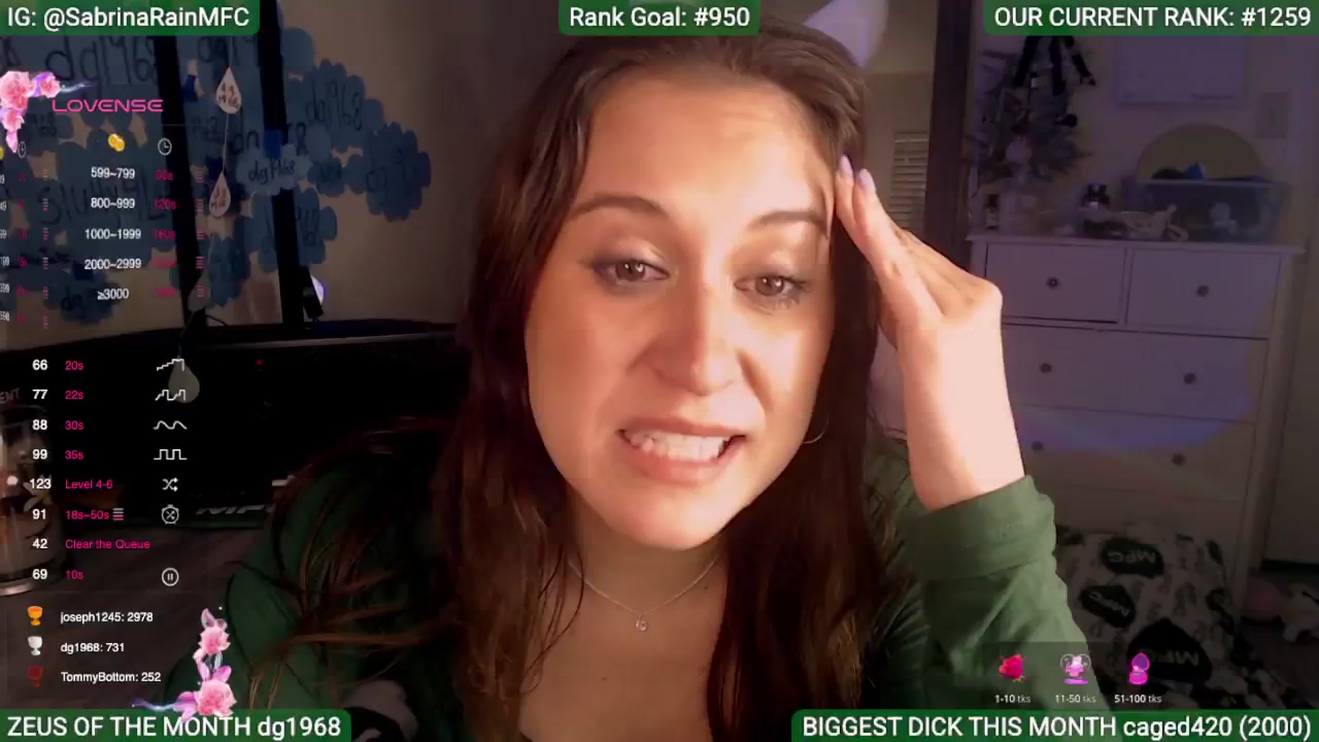 Gallery image thumbnail from SabrinaRain's myfreecams stream on, 04/29/2025, 04:08 image 18 of 20
