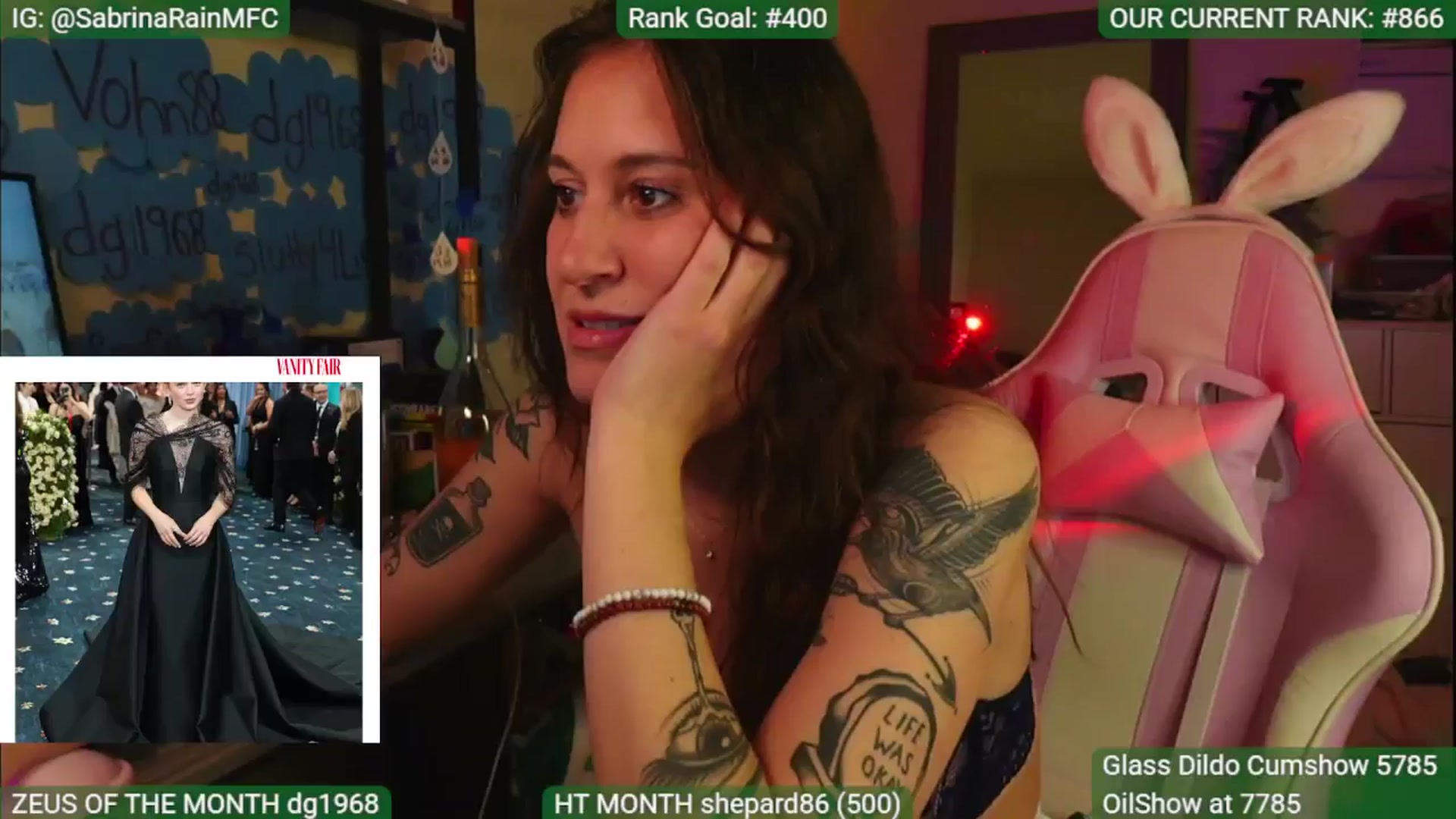 Gallery image thumbnail from SabrinaRain's myfreecams stream on, 05/06/2025, 04:40 image 18 of 20