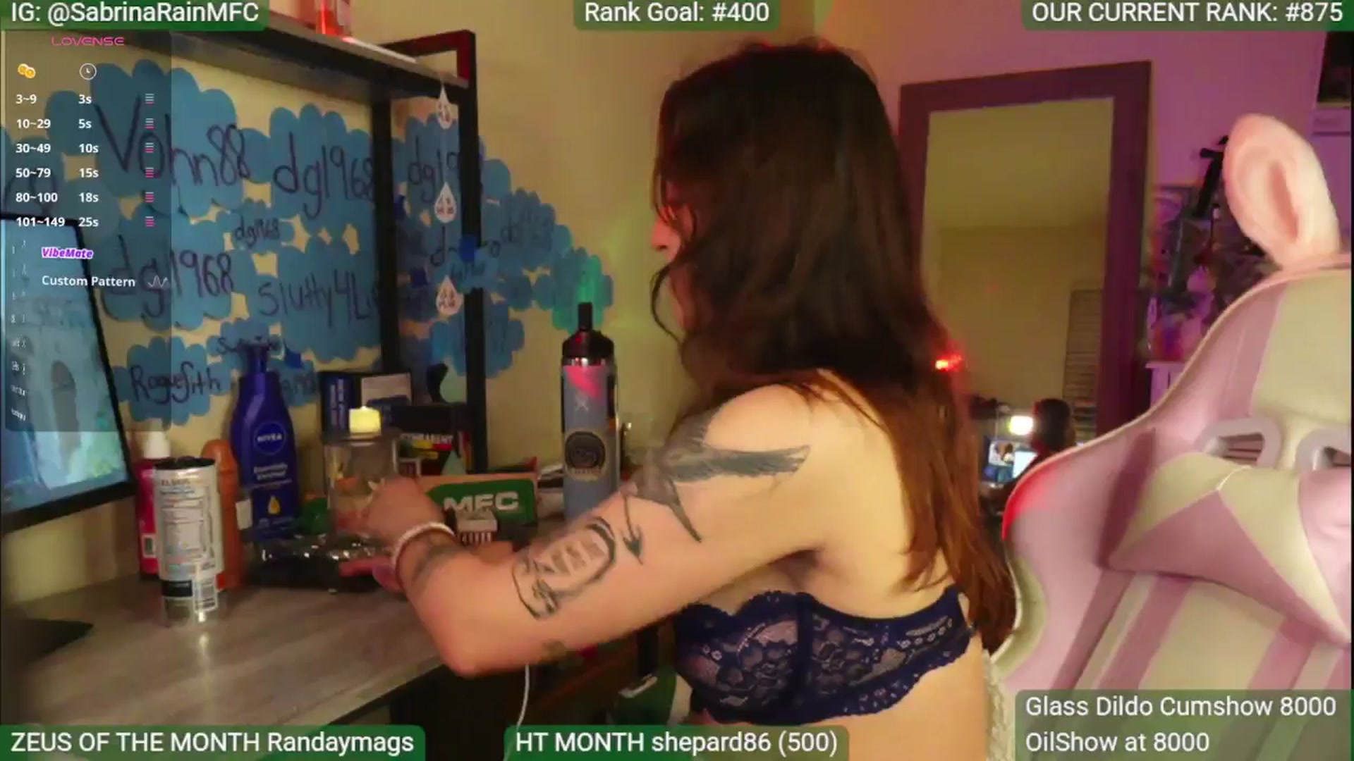 Gallery image thumbnail from SabrinaRain's myfreecams stream on, 05/06/2025, 04:40 image 3 of 20